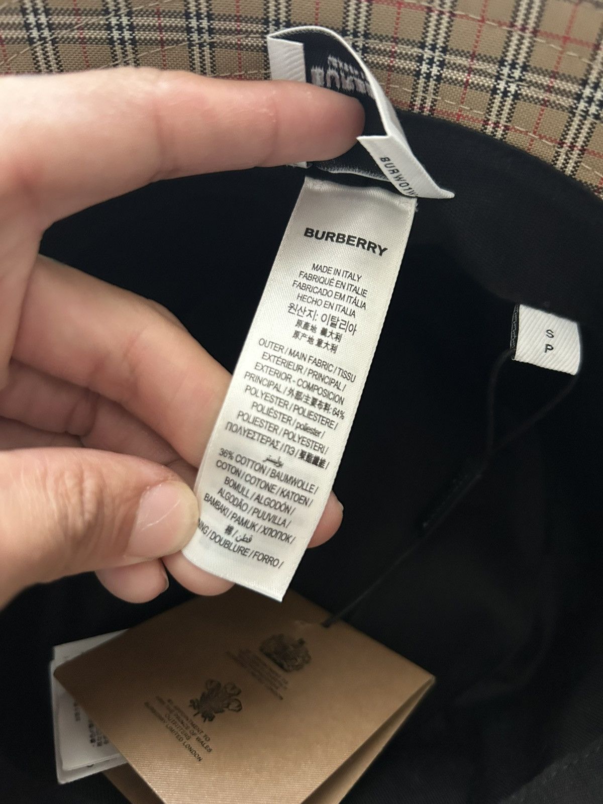 Burberry Burberry Bucket Hat Size ONE SIZE - 4 Thumbnail