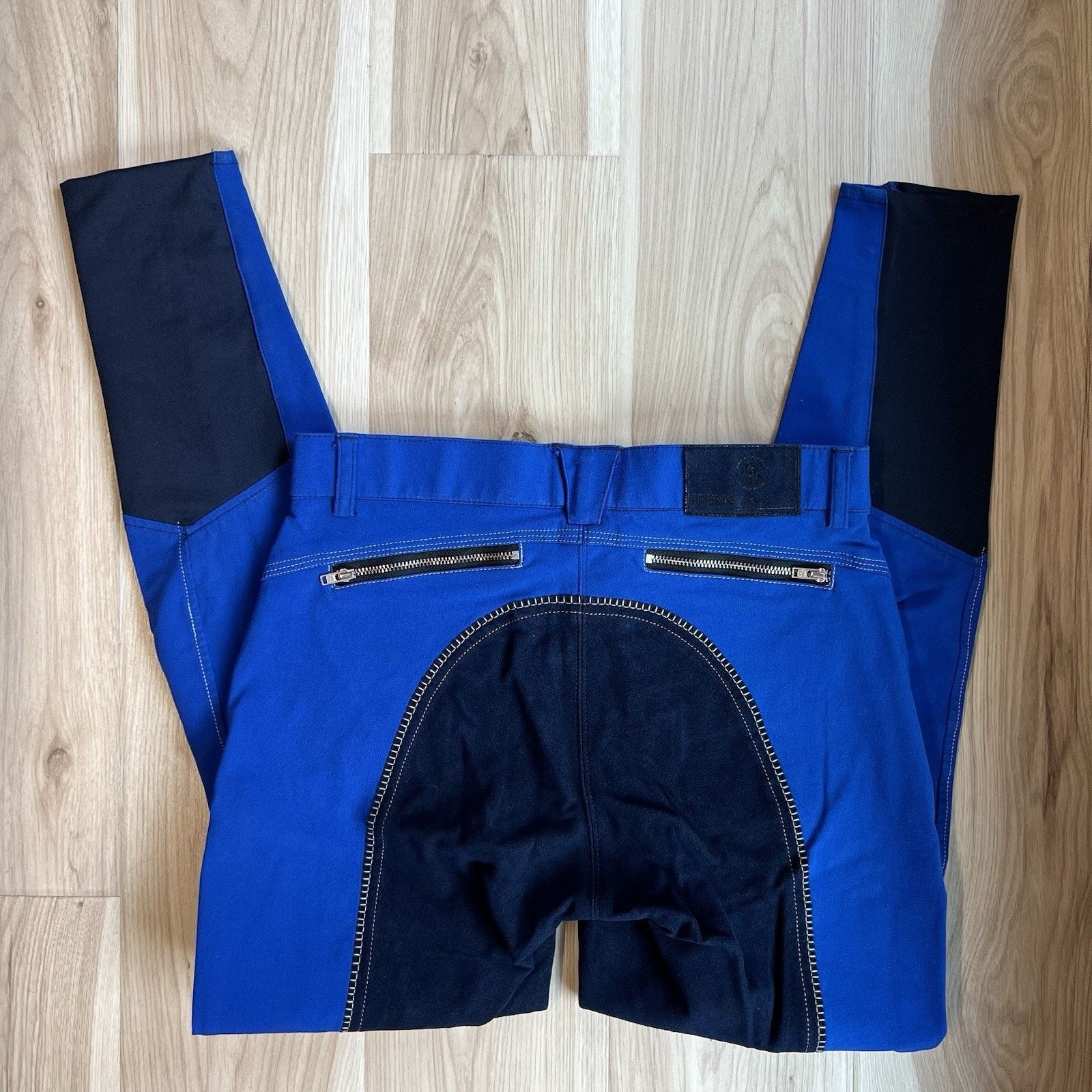 Other BR Equestrian Full Seat Horse Riding Breeches Blue Size 26 Size 26" / US 2 / IT 38 - 3 Thumbnail