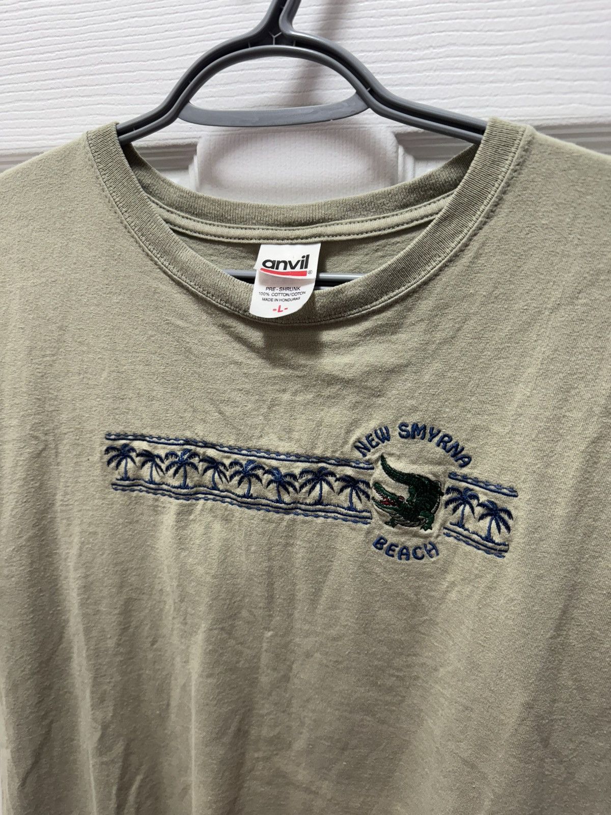 Anvil × NCAA × Vintage Anvil Vintage New Smyrna Beach Florida Rare T-Shirt Size US L / EU 52-54 / 3 - 2 Thumbnail