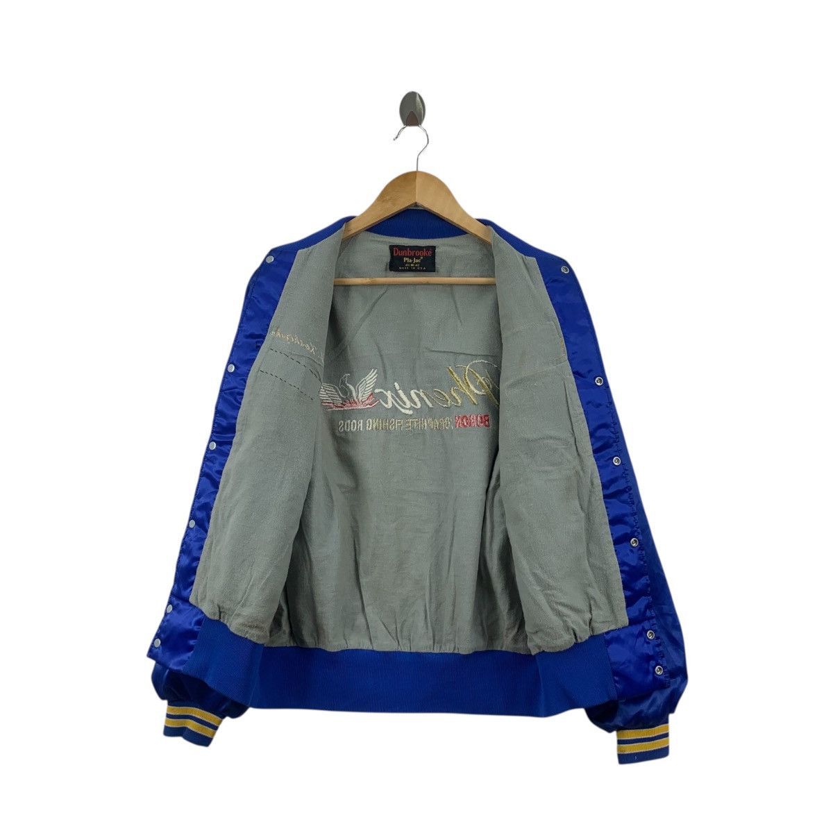 Phenix Vintage PHENIX BORON RODS Fishing Bass Patch Varsity Jacket Size US M / EU 48-50 / 2 - 8 Thumbnail