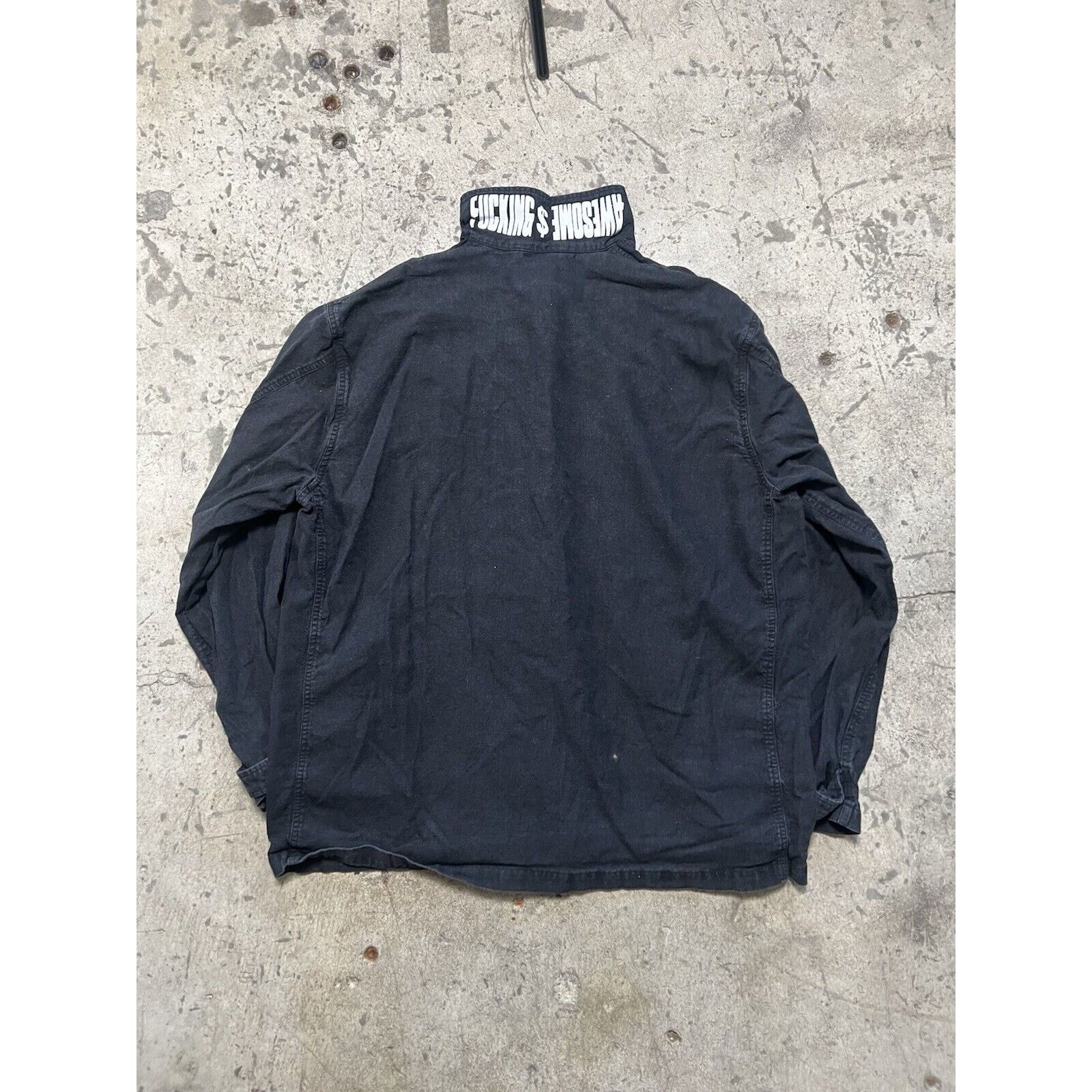 Fucking Awesome FA F*cking Awesome Black Chore Coat Cotton Rare Size XL Size US XL / EU 56 / 4 - 3 Thumbnail