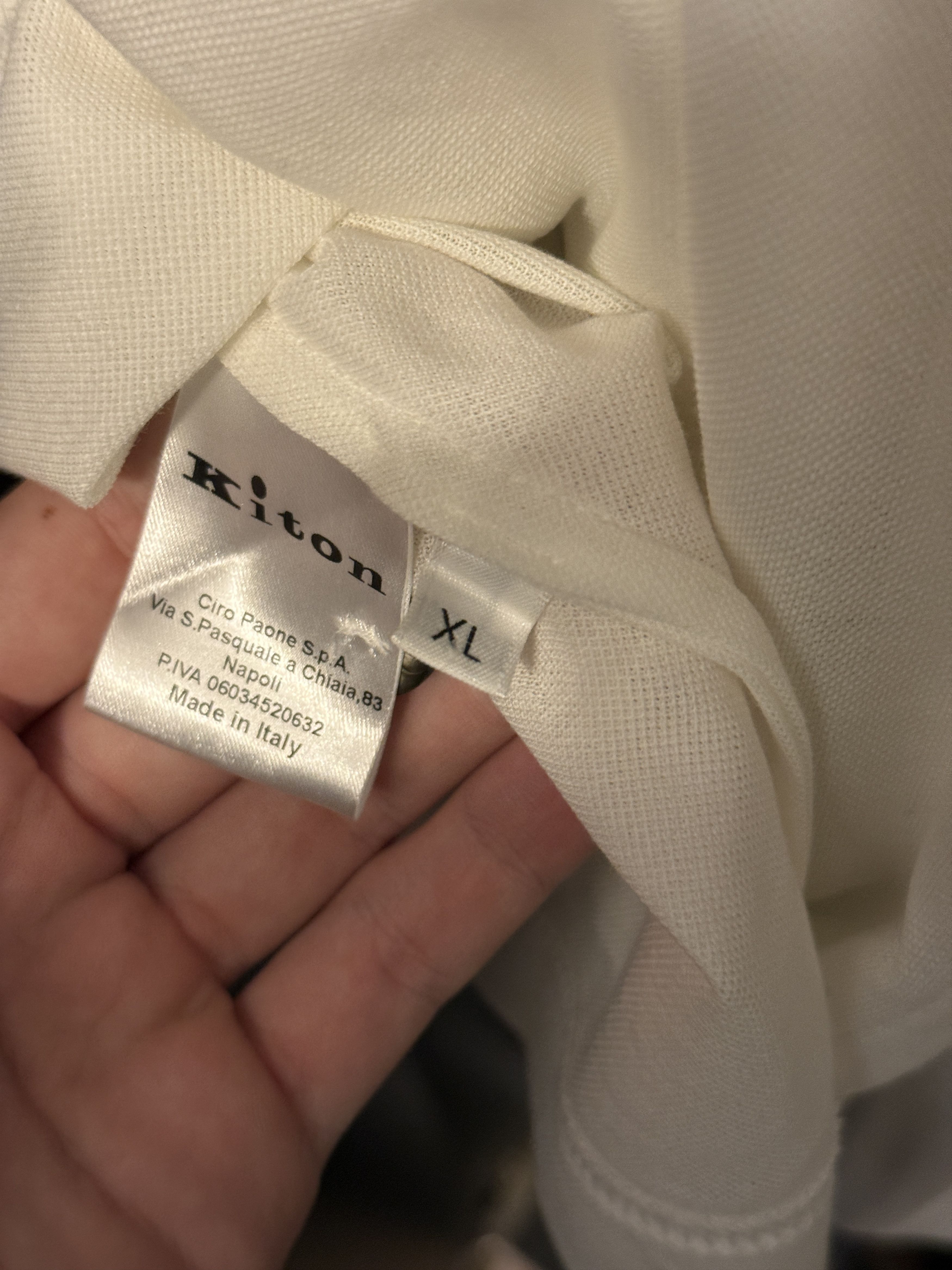 Kiton KITON - Contrast-Detailed Cotton Polo Shirt Size US XL / EU 56 / 4 - 4 Thumbnail