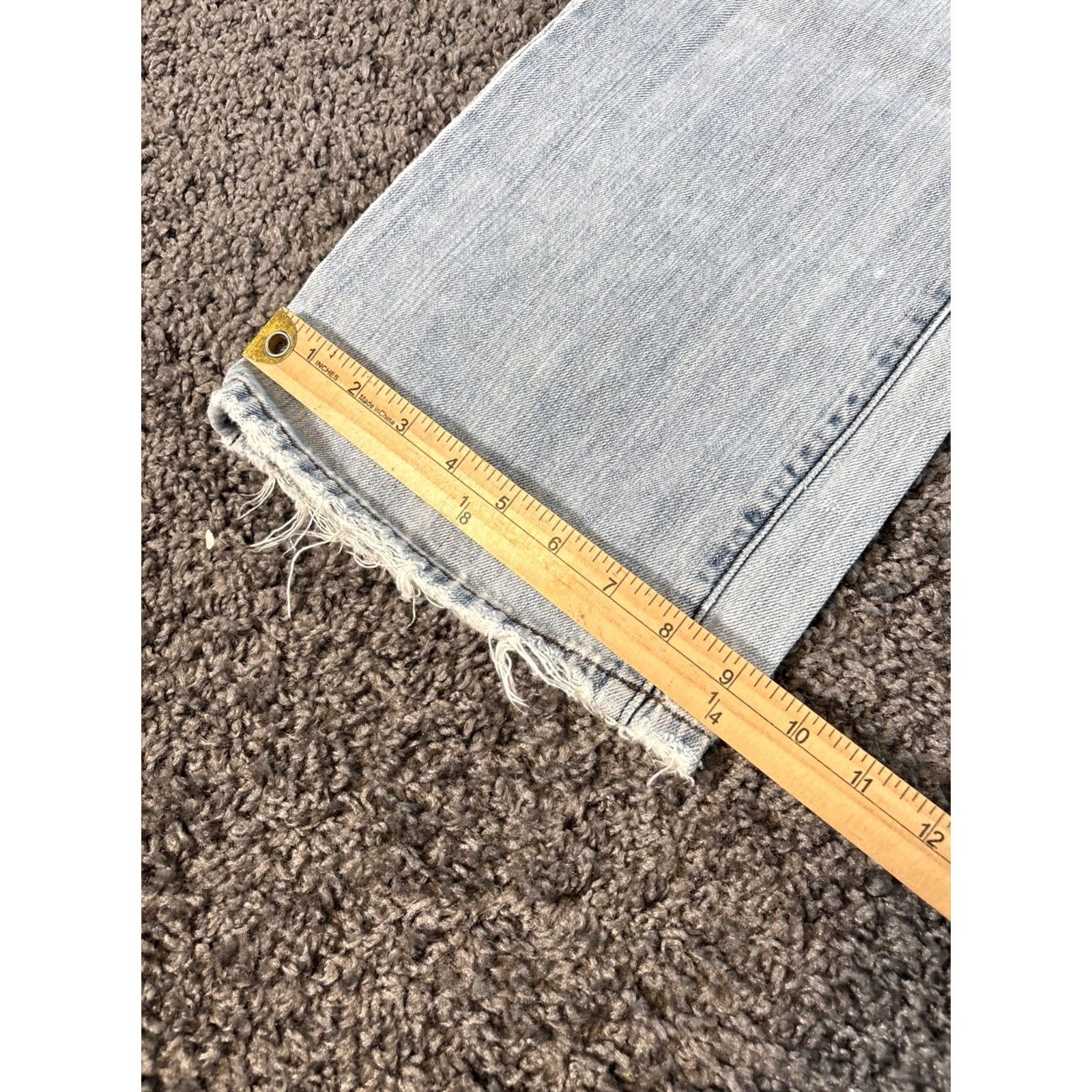 Old Navy VINTAGE Old Navy Jeans Men 34x30 Loose Fit Light Wash Distressed Pockets Denim 90s Wide-Leg Baggy Size US 34 / EU 50 - 3 Thumbnail