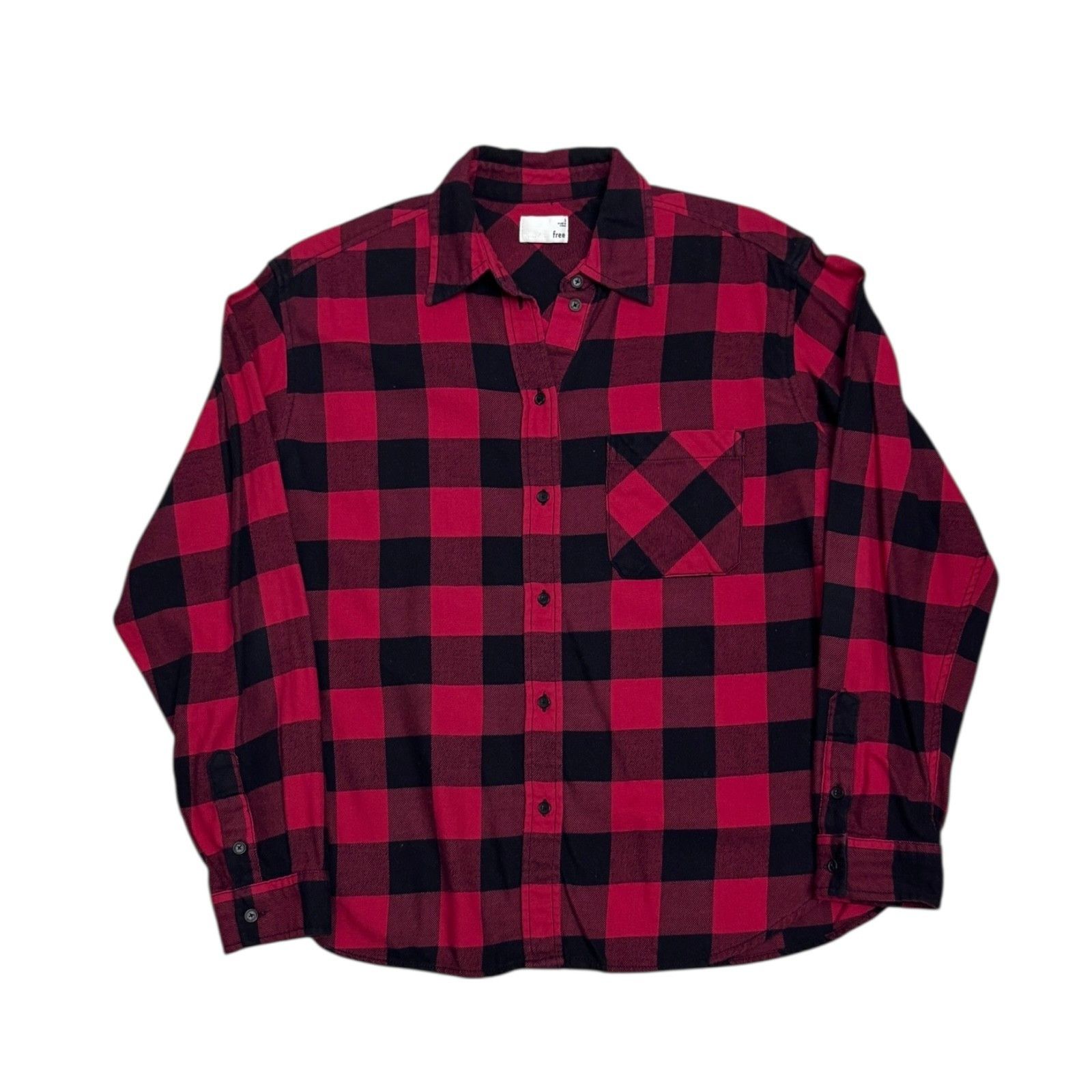 Aritzia WILFRED Aritzia Plaid Casual Long Sleeve Shirt Small Size S / US 4 / IT 40 - 1 Thumbnail