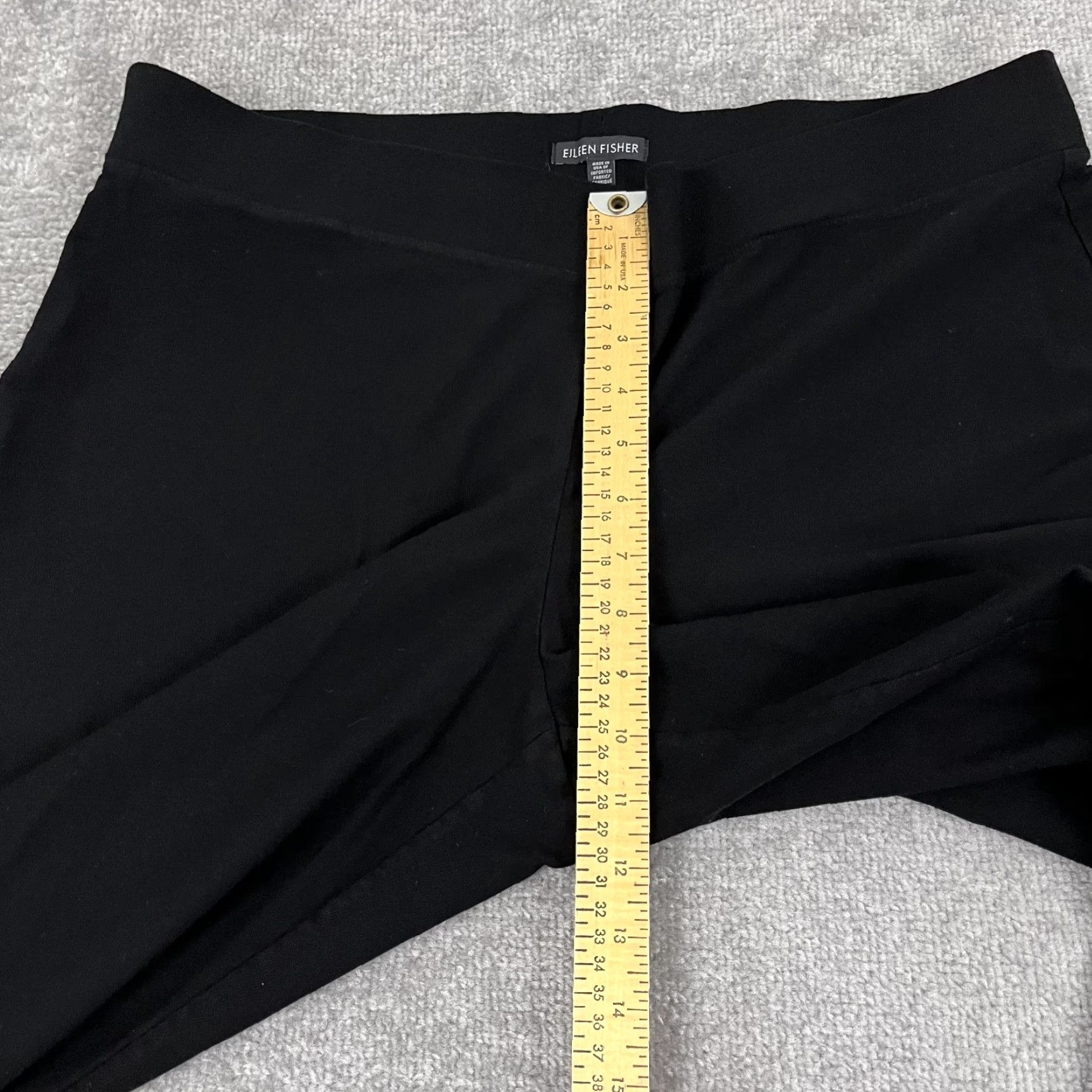 Eileen Fisher Eileen Fisher Pants Womens XL 31" Black Elastic Stretch Pull On Office Career Size 40" / US 18 - 6 Thumbnail