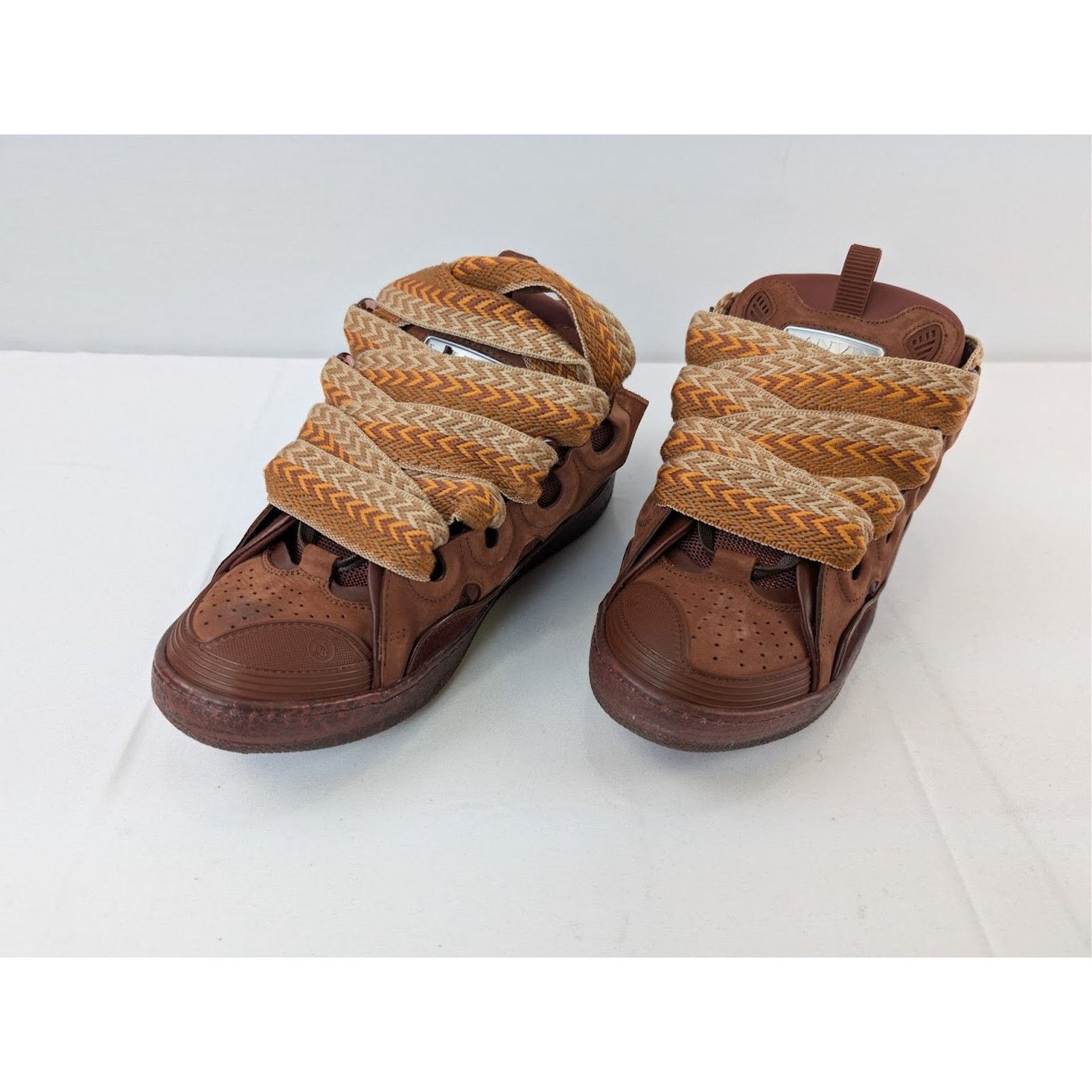Lanvin o1rshd1 Curb Sneakers in Dark Brown Size US 11 / EU 44 - 8 Thumbnail