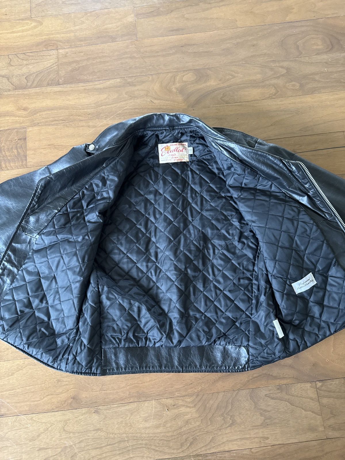 Genuine Leather × Vintage Vintage Excelled 70s Leather Jacket Size US M / EU 48-50 / 2 - 3 Thumbnail