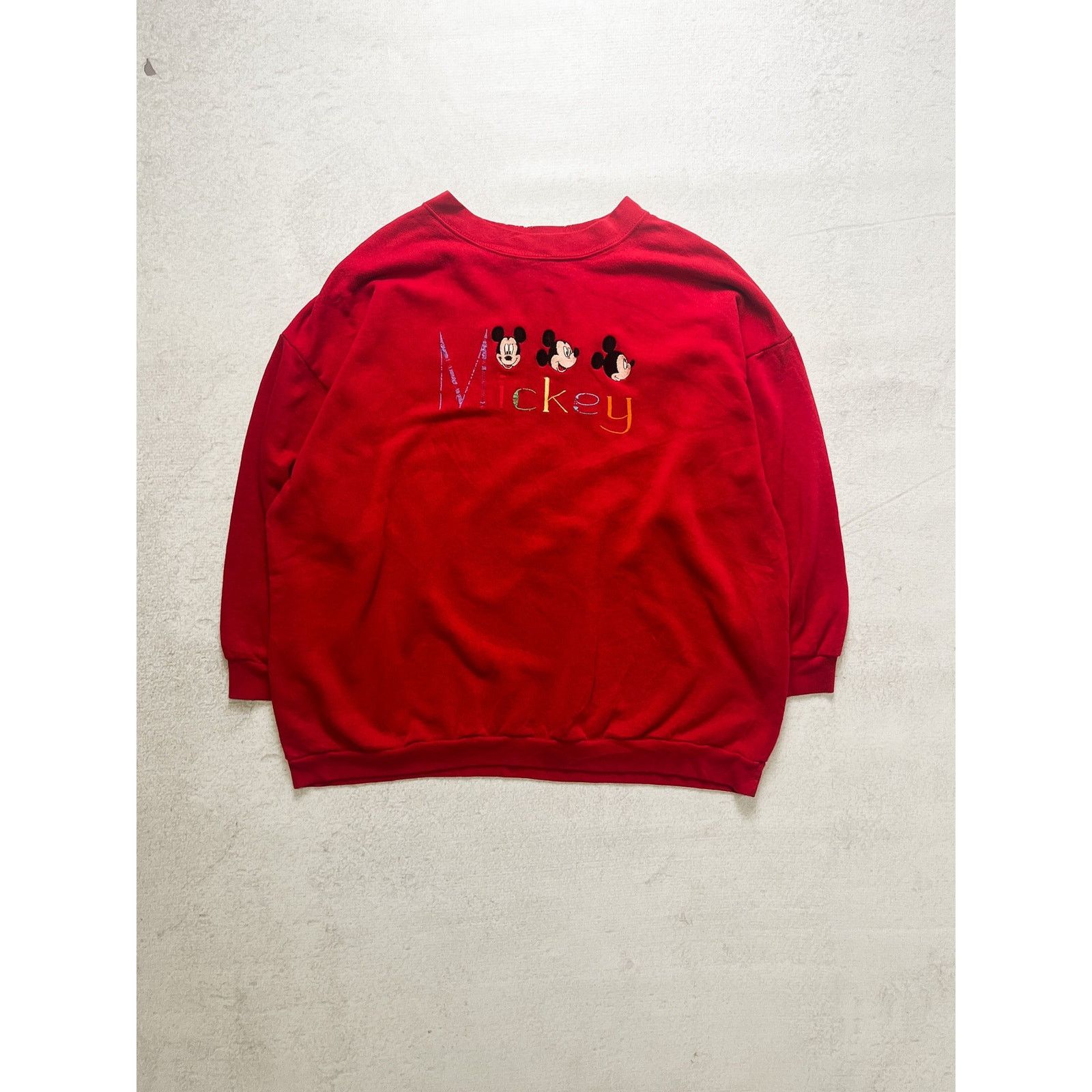 Disney Vintage 90s Disney Mickey Mouse Sweatshirt - Women's Large Size L / US 10 / IT 46 - 1 Thumbnail