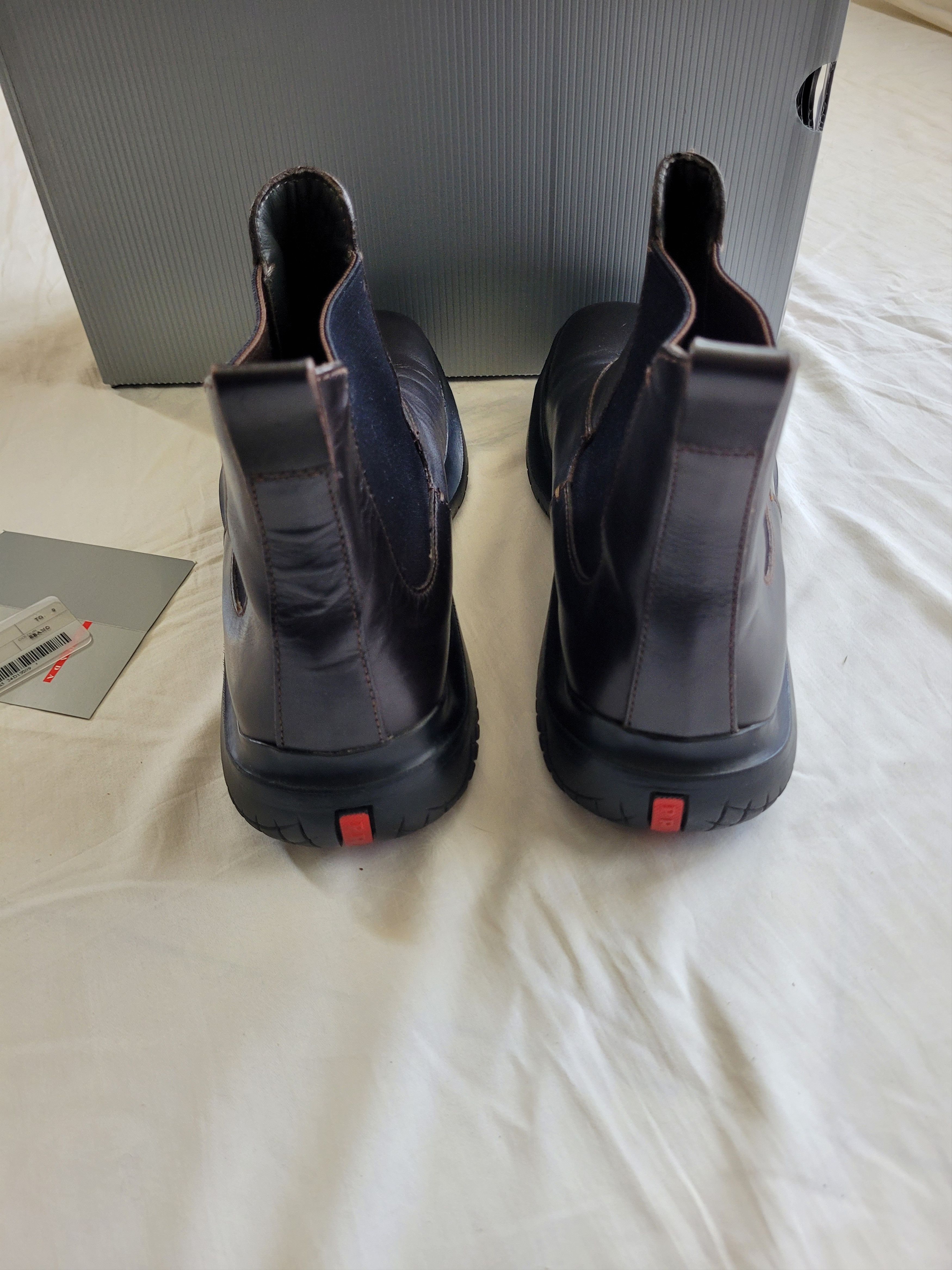 Prada Prada Fall-1999 archive Vibram-sole square-toed boots Size US 11 / EU 44 - 9 Thumbnail