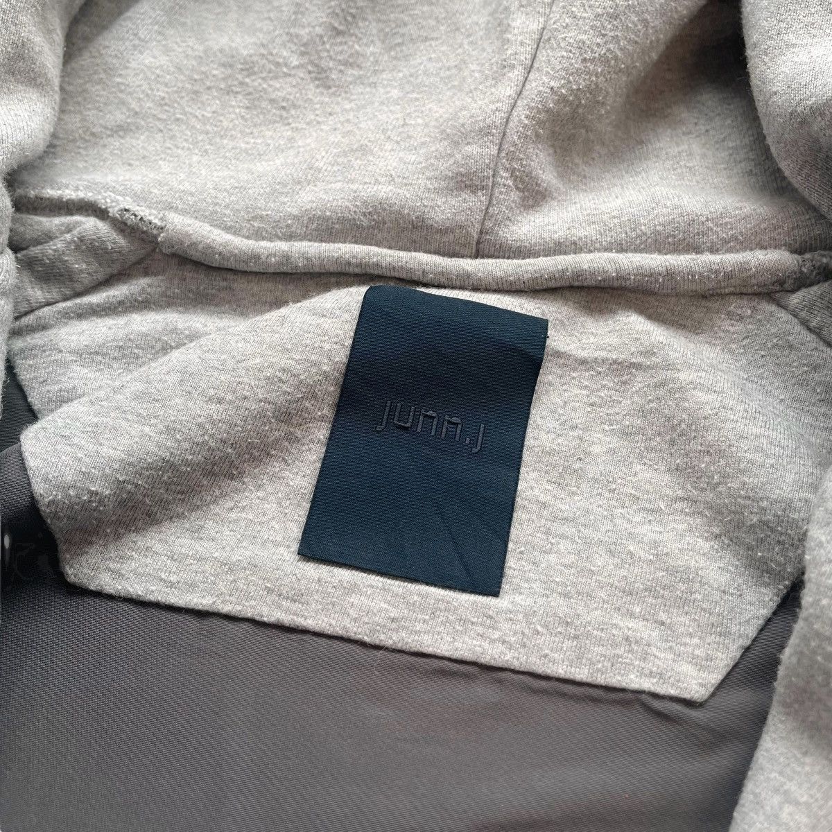Designer × Juun.J JUUN.J COTTON AND NILON 2 SIDE HOODIE Size US XL / EU 56 / 4 - 7 Thumbnail