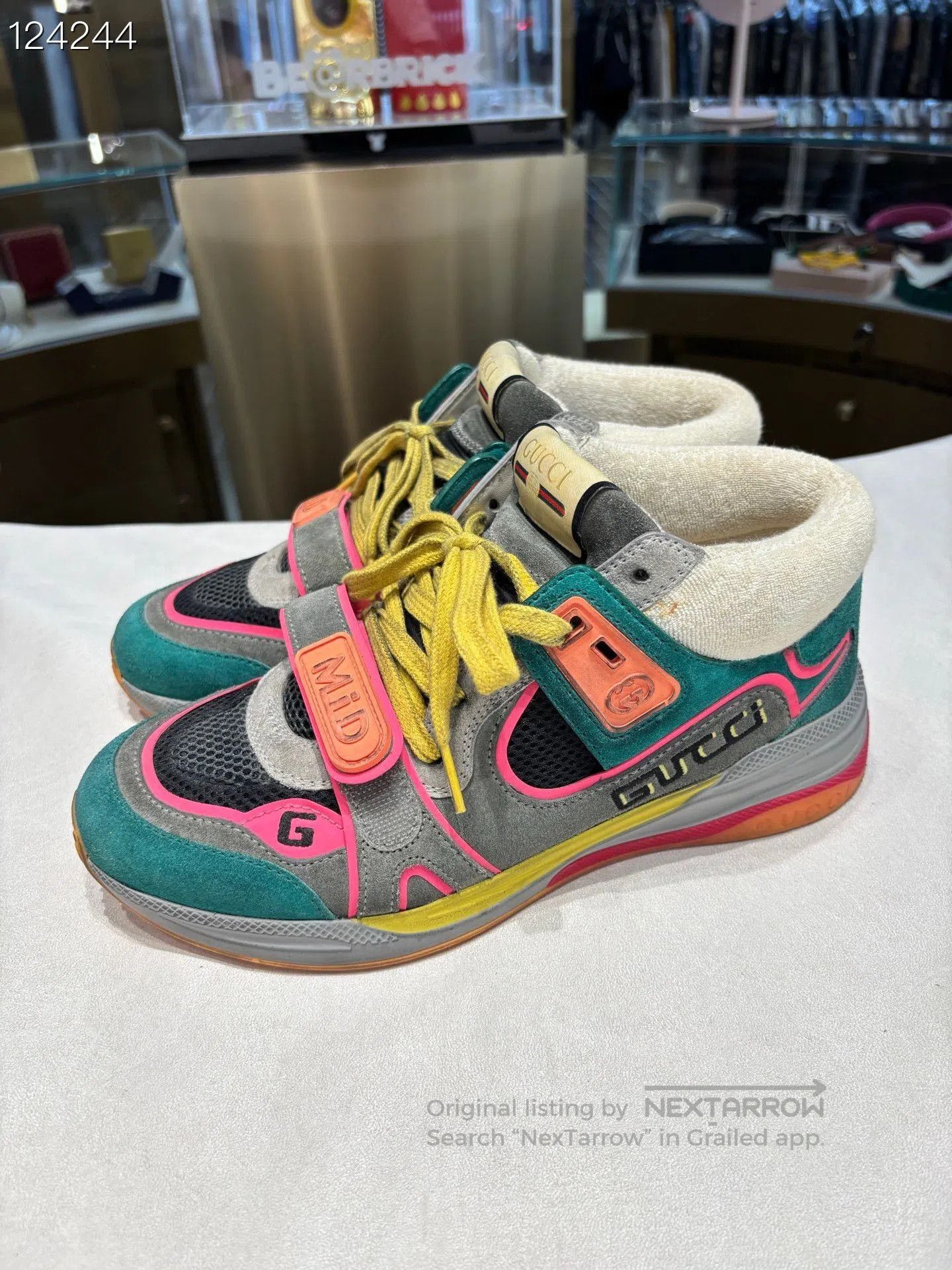 Gucci Gucci Ultrapace Suede Mid. Size US 7 / IT 37 - 3 Thumbnail