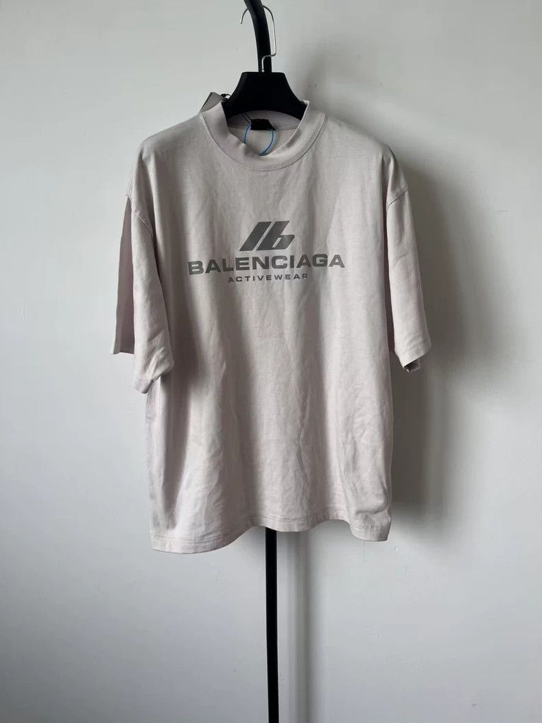 Balenciaga Balenciaga Activewear Logo Short Sleeve Tee-yf Size US XS / EU 42 / 0 - 1 Thumbnail