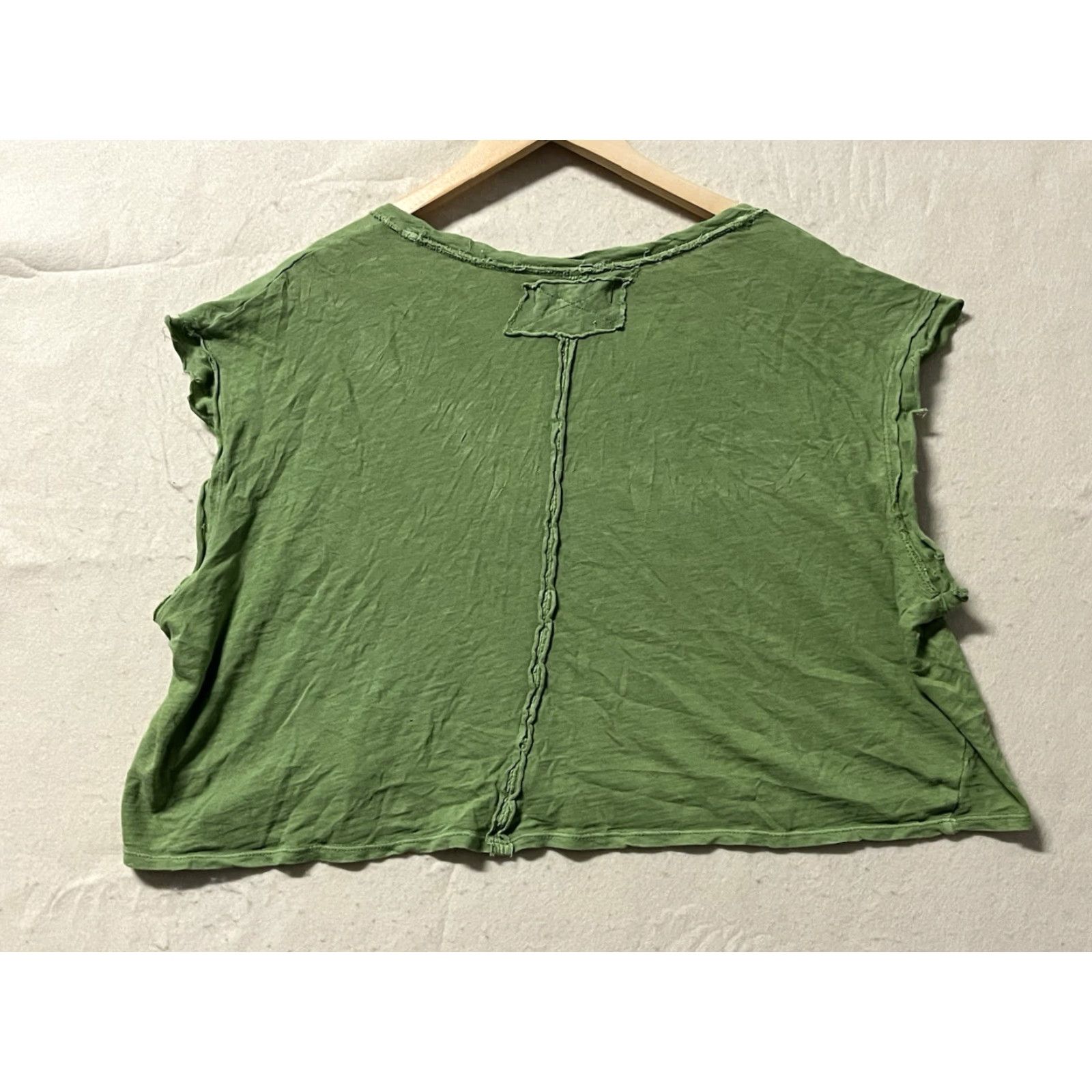 Vintage We The Free Shirt Womens Large Green 100% Cotton Short Sleeve Pullover T-Shirt Flaws See Pics Size L / US 10 / IT 46 - 2 Thumbnail