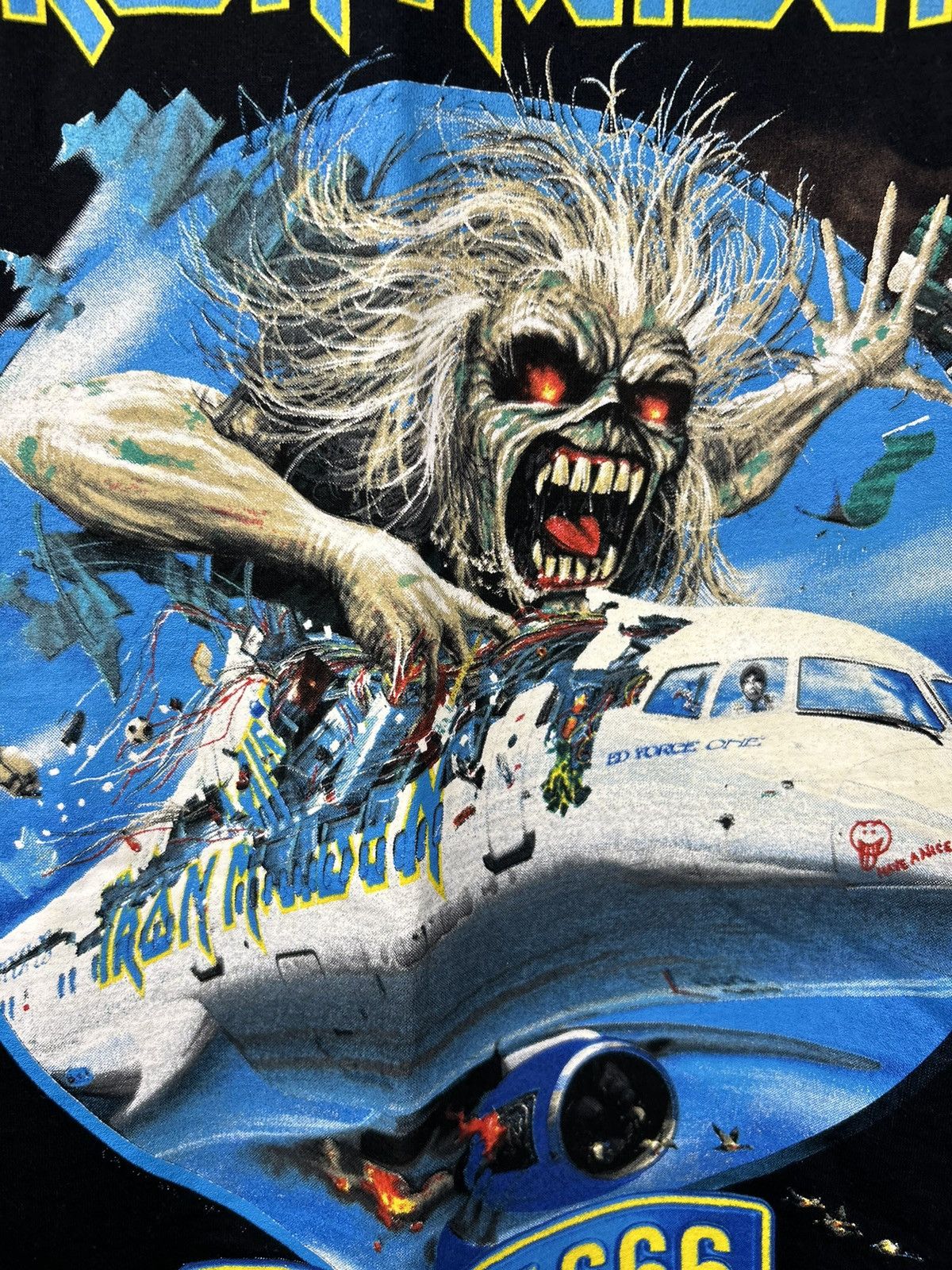 Iron Maiden Vintage Iron Maiden Flight 666 T shirt 2009 Size US S / EU 44-46 / 1 - 7 Thumbnail