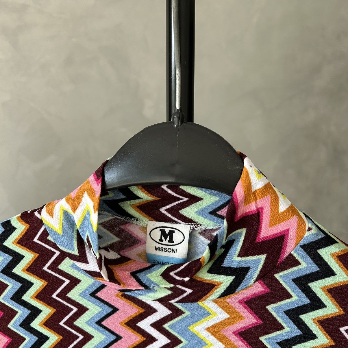 Missoni Missoni Zig Zag Turtleneck Top Size M / US 6-8 / IT 42-44 - 5 Thumbnail