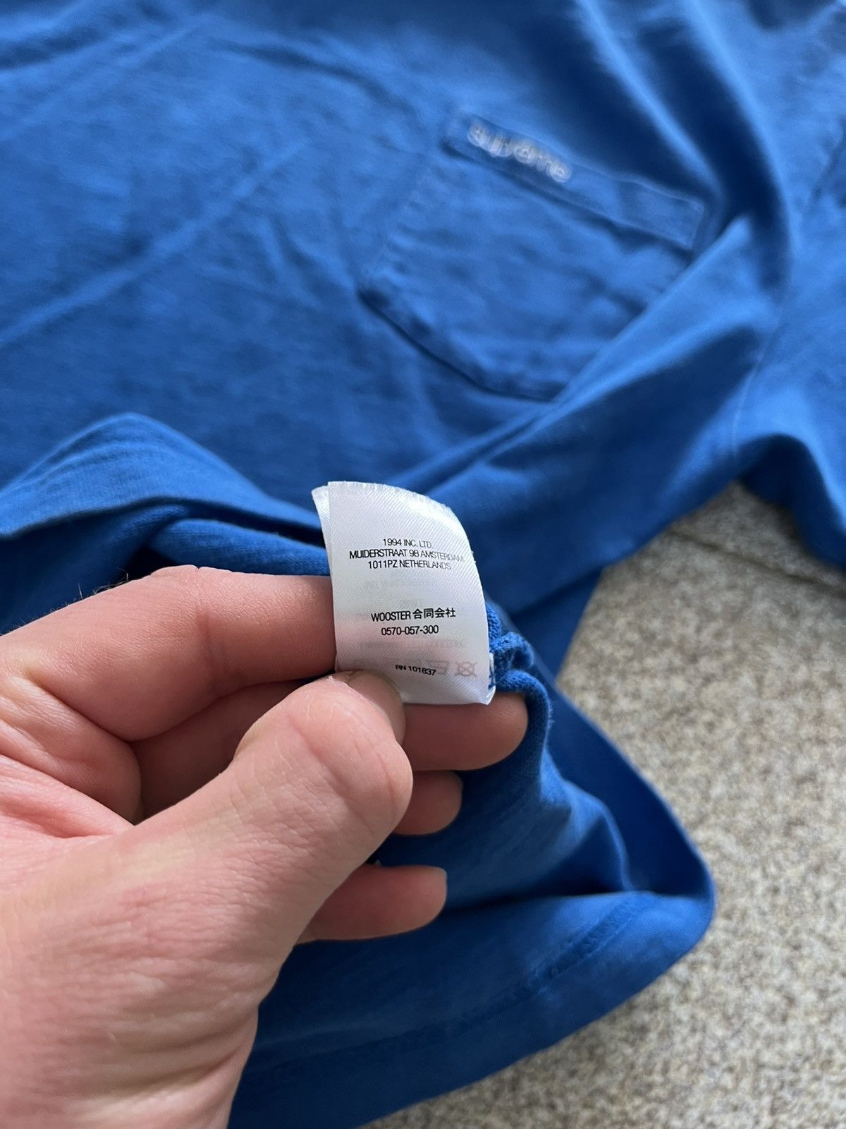 Supreme Supreme s/s Pocket tee Size US M / EU 48-50 / 2 - 8 Thumbnail