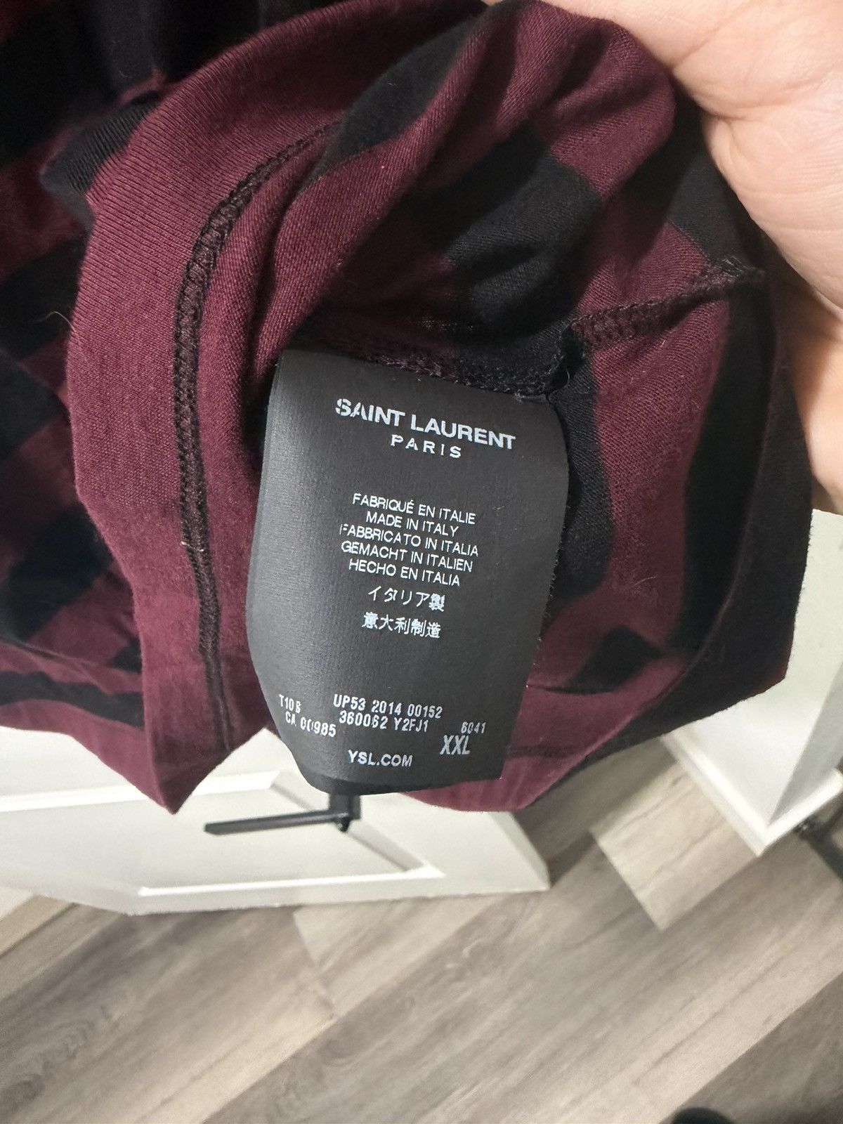 Saint Laurent Paris Hedi Slimane Saint Laurent T-Shirt Size US XXL / EU 58 / 5 - 3 Thumbnail