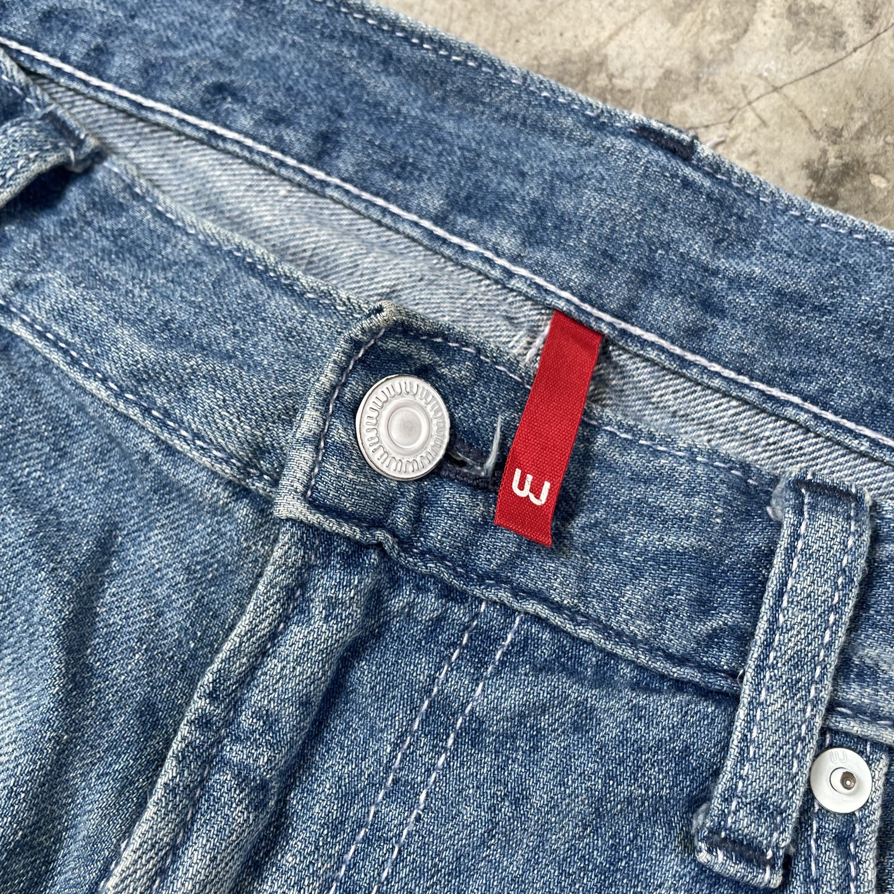 Japanese Brand × Uniqlo UNIQLO JEANS REGULAR STRAIGHT CUT LINEN COTTON Size US 36 / EU 52 - 6 Thumbnail
