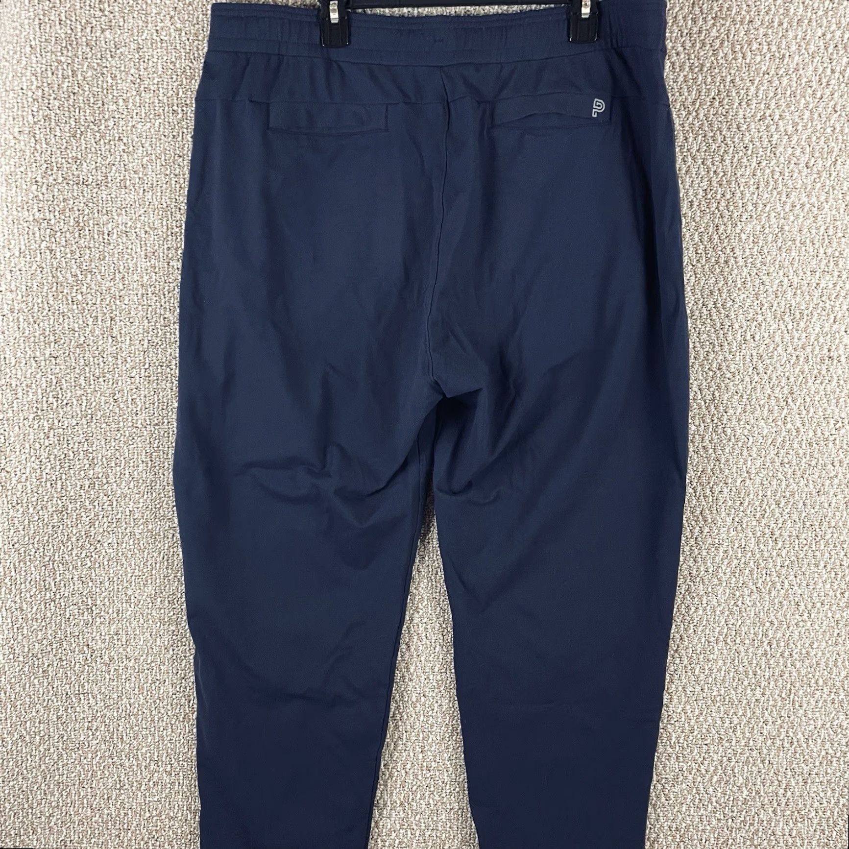 Vintage Public Rec Joggers Mens 42x28 Navy Blue Nylon Spandex Regular Straight Pockets Moisture Wicking All Day Everyday 90s Sports USA Size US 42 / EU 58 - 5 Thumbnail