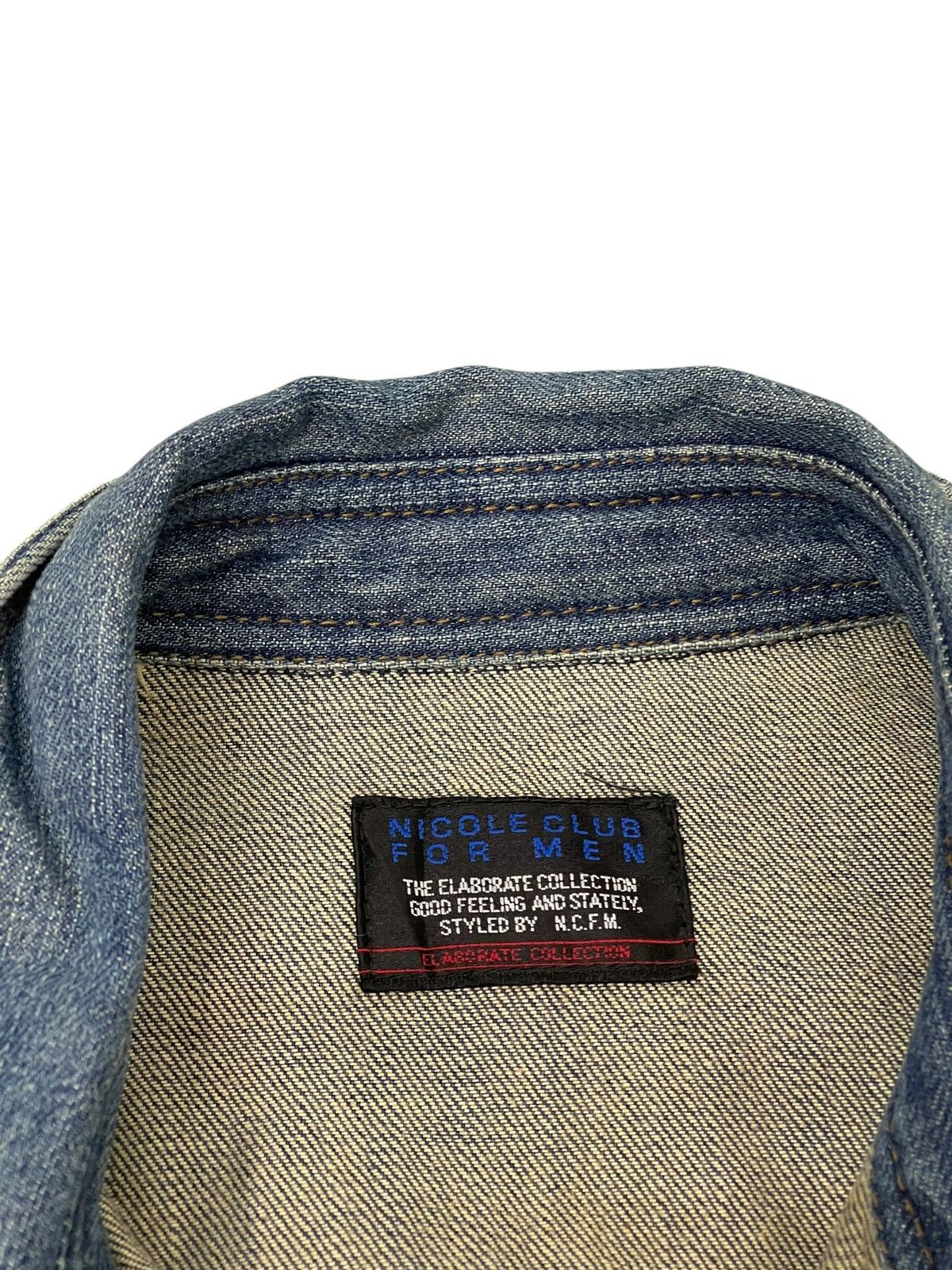 Japanese Brand Western Denim Shirt Nicole Club Japan Faded Slim 5🟩9 Size US S / EU 44-46 / 1 - 7 Thumbnail