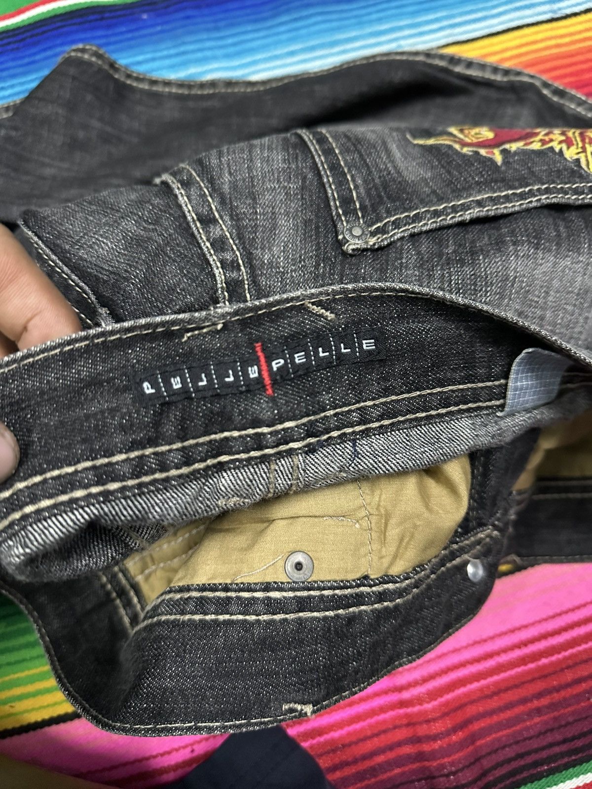 Pelle Pelle Denim Pelle Pelle Embroid Pocket . Size US 34 / EU 50 - 9 Thumbnail
