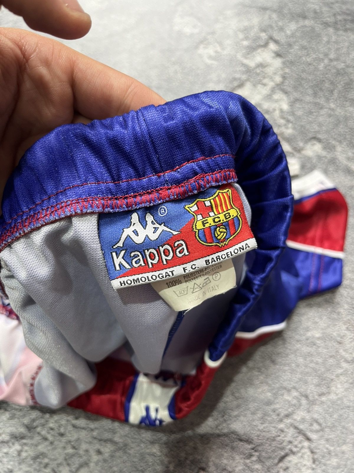Kappa Vintage 90s Kappa Fc Barcelona Lampass Shorts Size US 36 / EU 52 - 5 Thumbnail