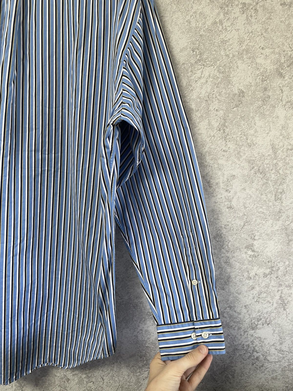 Polo Ralph Lauren Vintage Polo Ralph Lauren Striped Long Sleeve Shirt Size US L / EU 52-54 / 3 - 14 Thumbnail