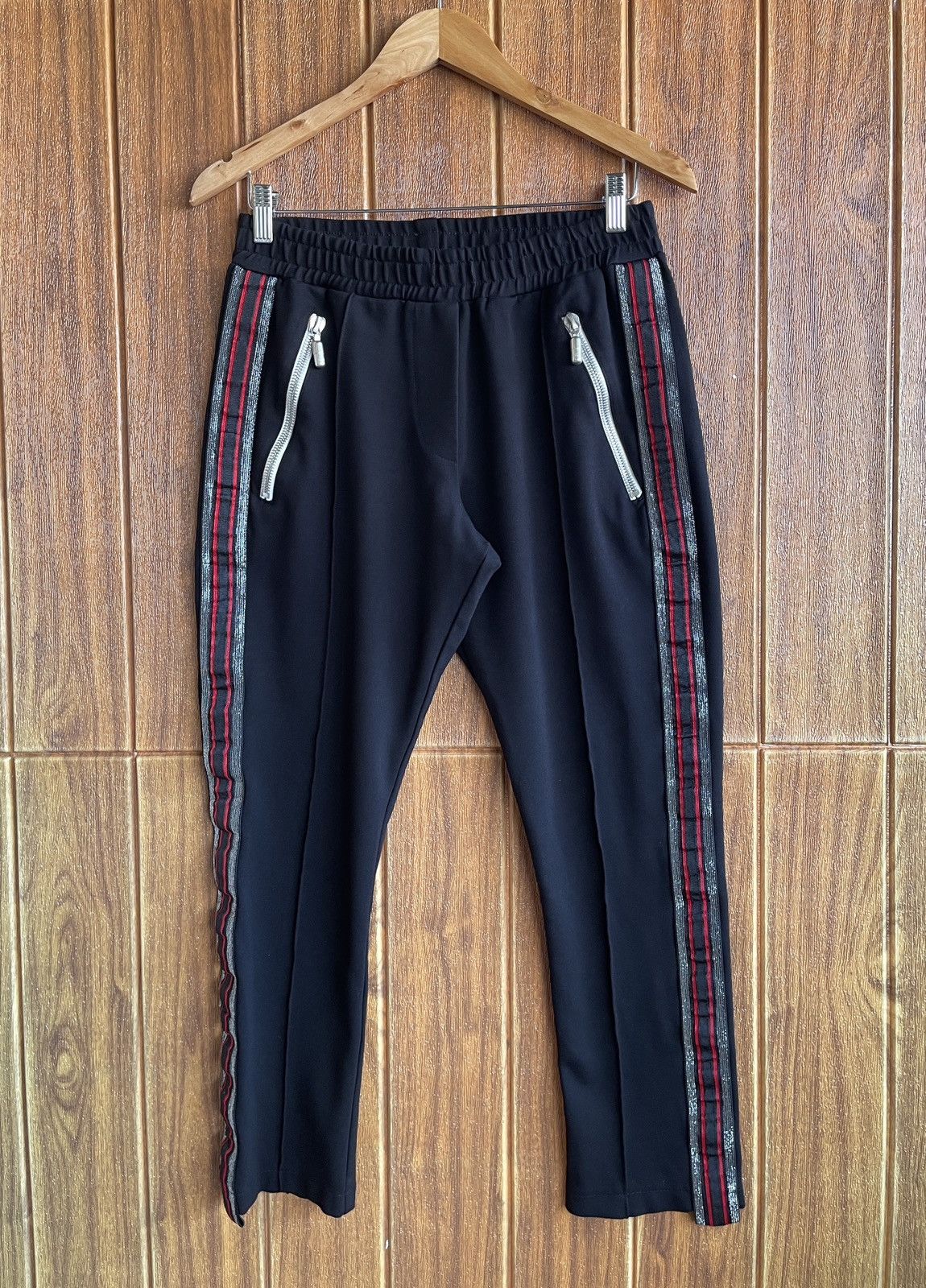 Rhude Rarest🔥Rhude🔥Traxedo Track Pants - Red/Silver Size US 32 / EU 48 - 1 Thumbnail