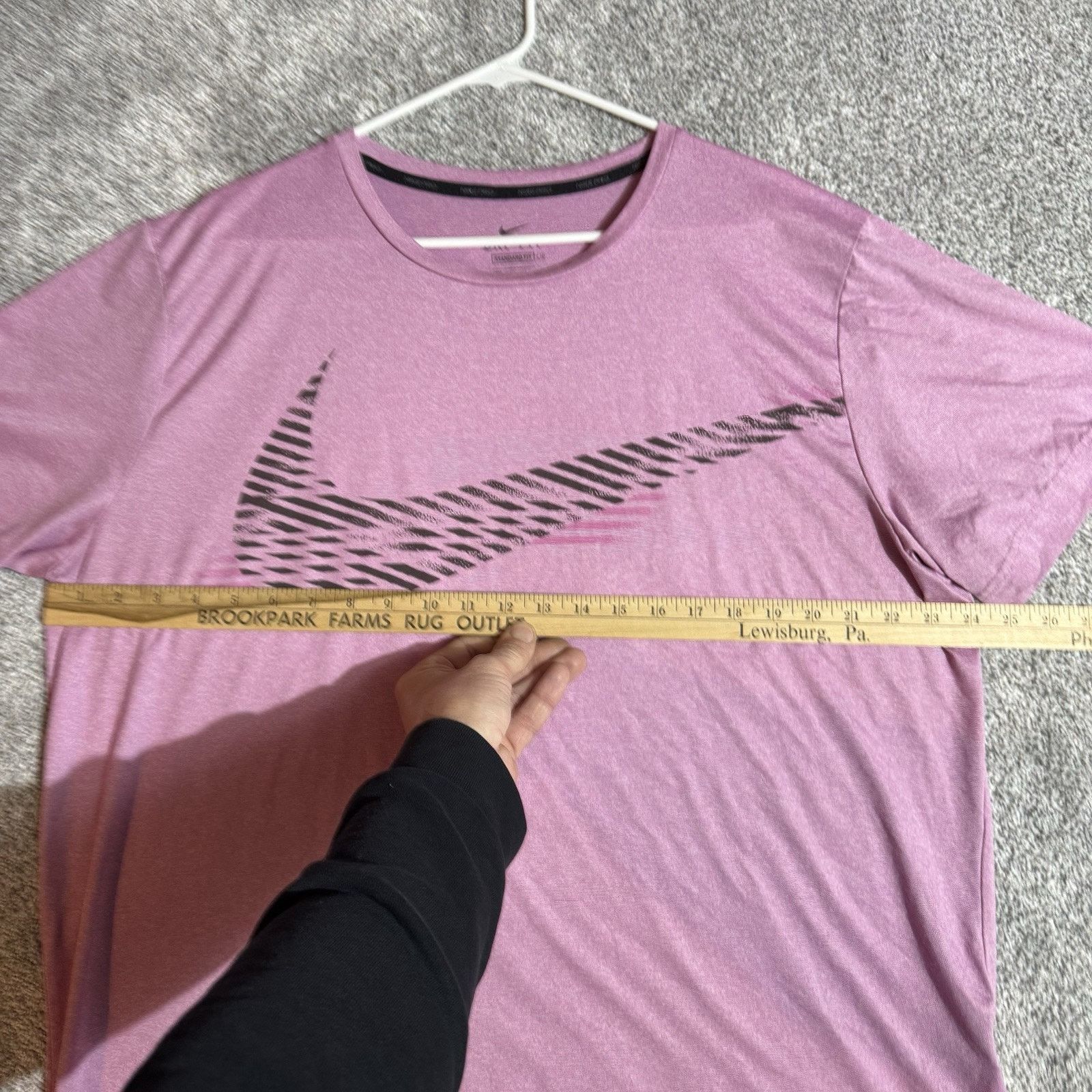 Nike Nike Pro Shirt Mens Large Dri Fit Big Swoosh Athletic Sporty Size US L / EU 52-54 / 3 - 3 Thumbnail