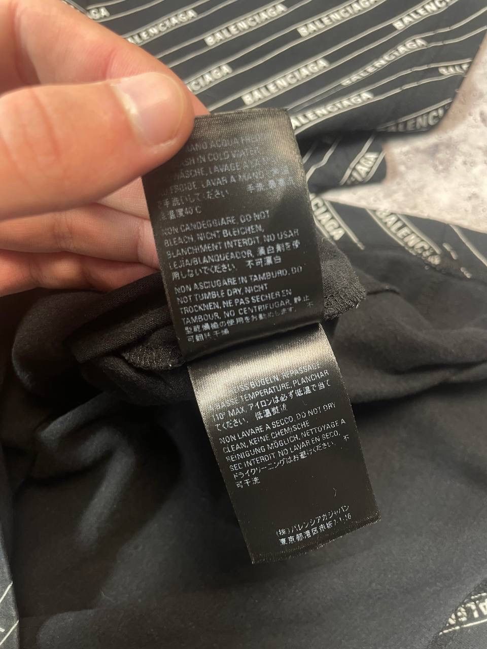Balenciaga SS18 Balenciaga AOP Monogram Striped Logo Tee T-Shirt Y2K Size US XS / EU 42 / 0 - 7 Thumbnail