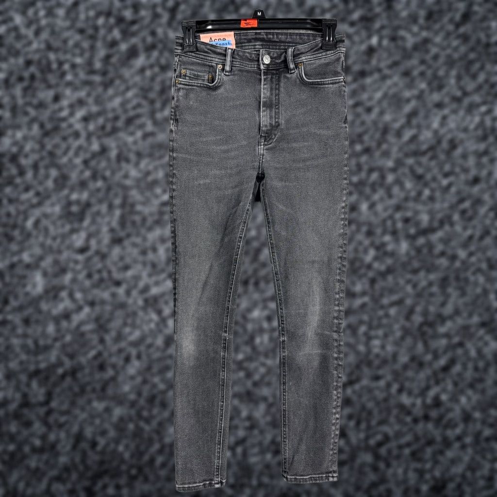 Acne Studios Acne Studios Jeans Women's Skinny 26 x 25 Black Stockholm Bla Konst Italy Denim Slim Rock Gothic Retro Punk Theme Boys? Size 26" / US 2 / IT 38 - 1 Thumbnail