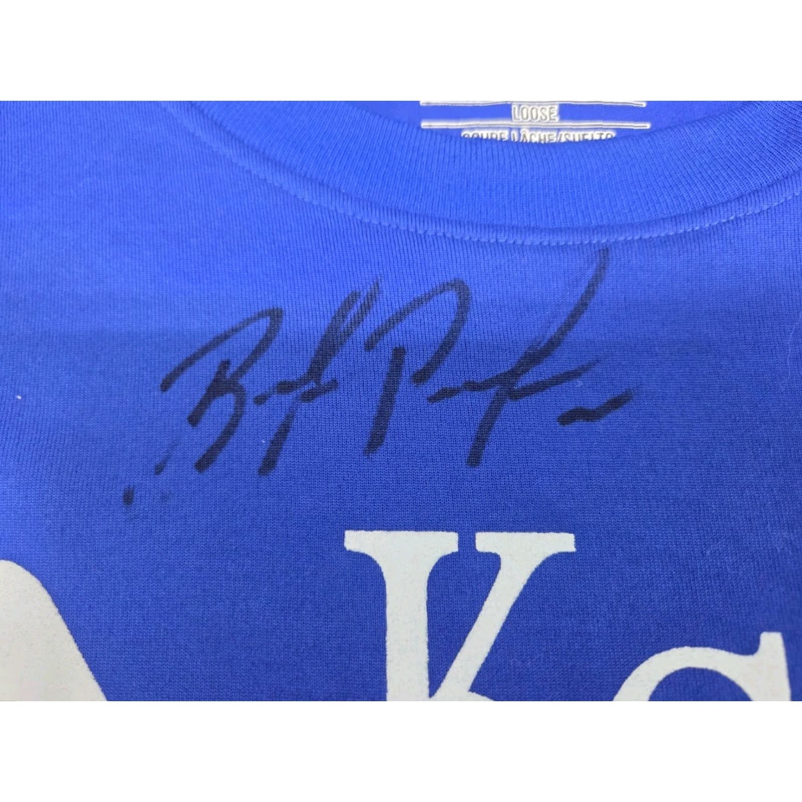 Under Armour NWT Under Armour HeatGear KC Royals Spring Training T Shirt XL Mens Blue/White Signed Logo Crew Neck Short Sleeve Sports All Seasons Moisture Wicking Size US XL / EU 56 / 4 - 4 Thumbnail