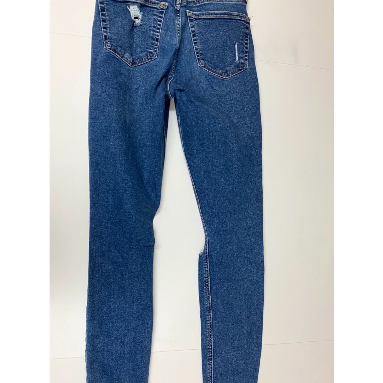 Topshop Topshop Jeans 22 blue denim Moto Jamie Regular Straight Women Size 40" / US 18 - 7 Thumbnail