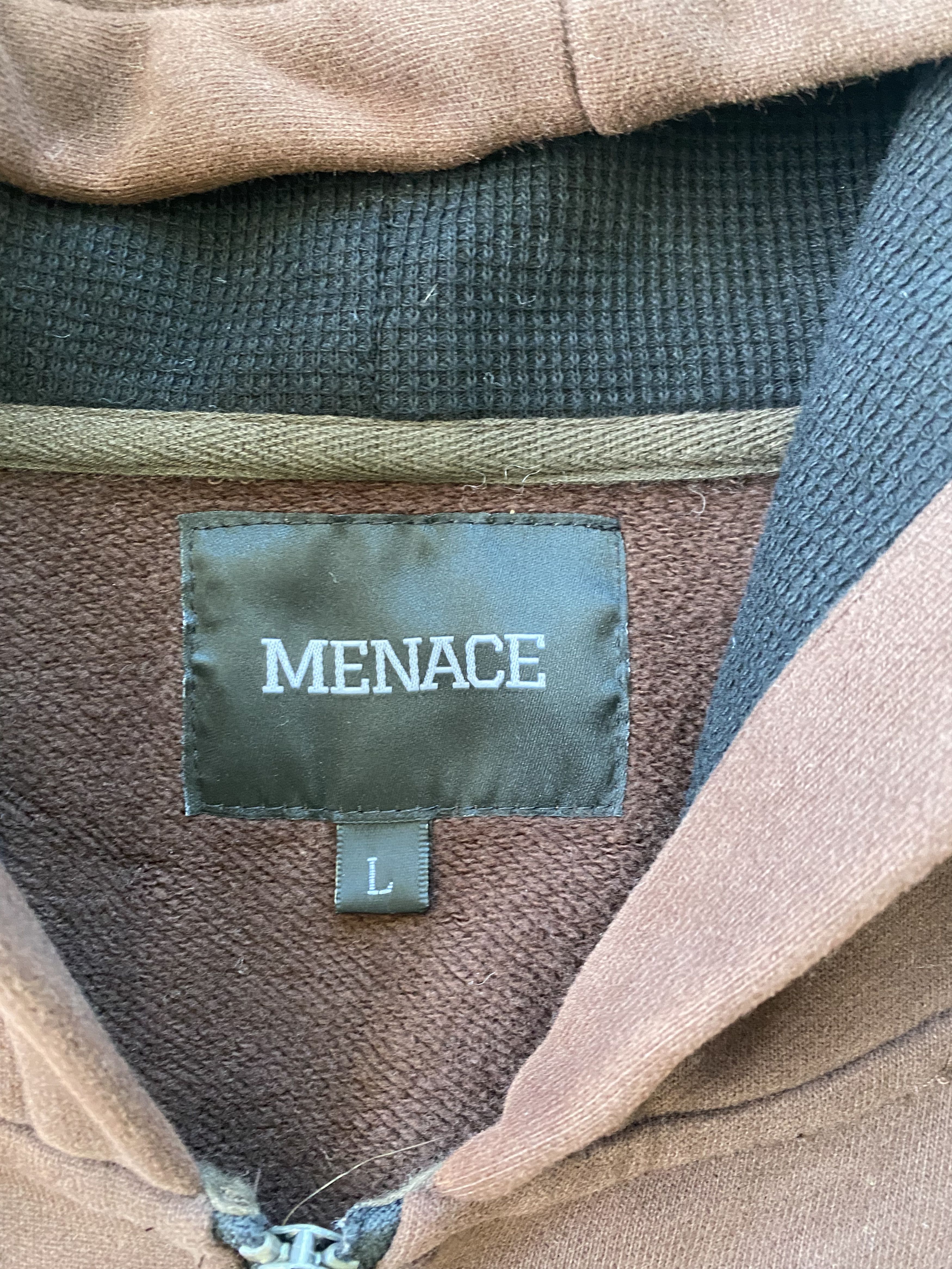 Menace Menace Zip-Up Hoodie Embroidered Size US L / EU 52-54 / 3 - 2 Thumbnail
