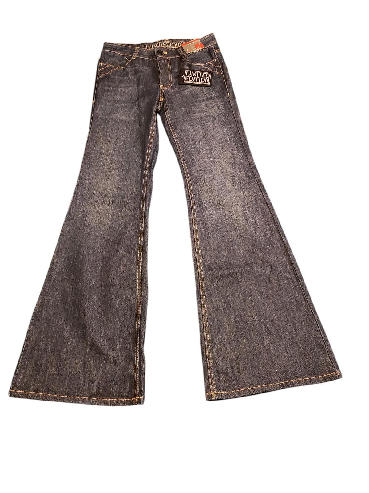 Other New York & Company Women's Dark Blue Flare Jeans Size 26" / US 2 / IT 38 - 3 Thumbnail