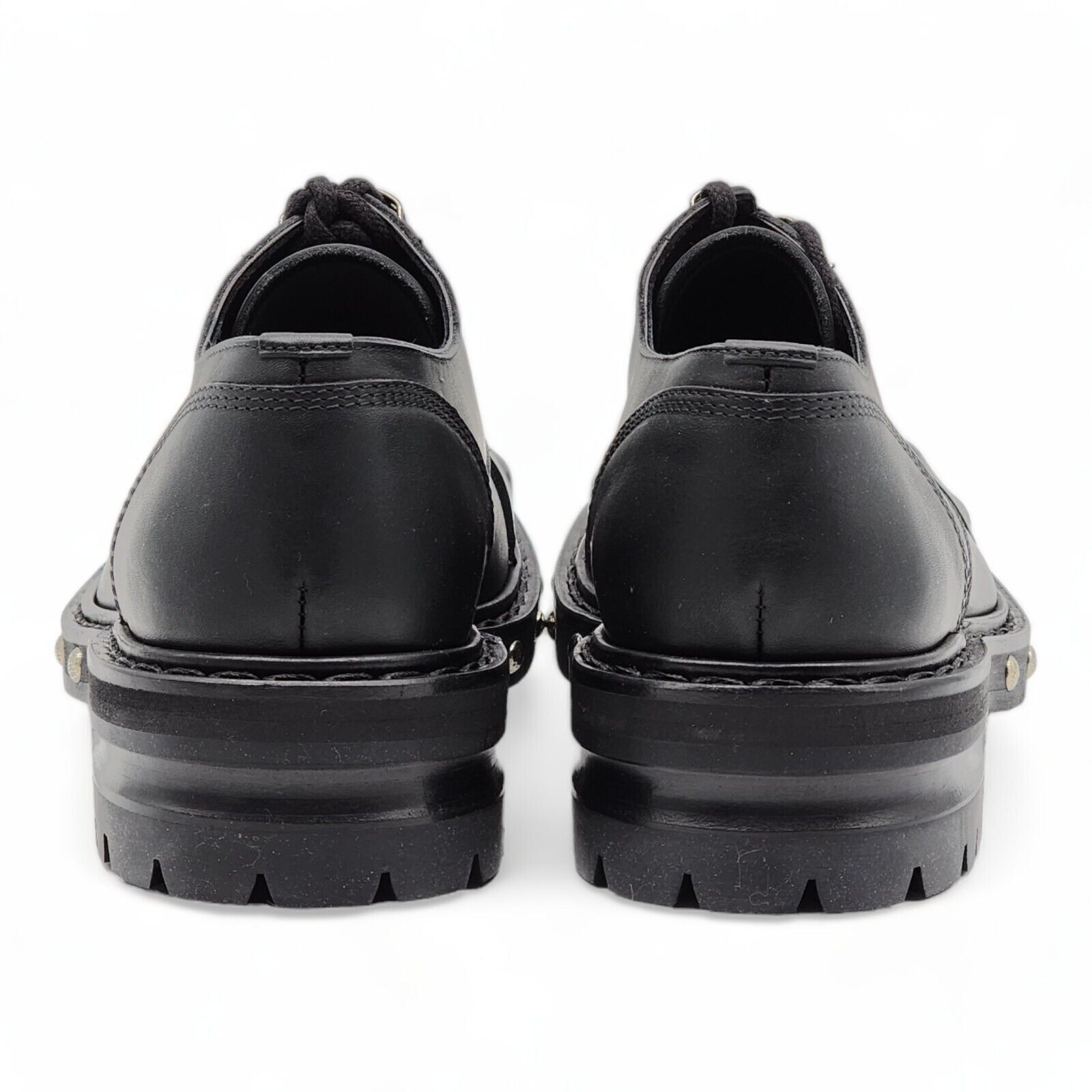 Alexander McQueen Hobnail Derby Shoes - Leather - Black 40 (7 US) $2200 Size US 7 / EU 40 - 5 Thumbnail