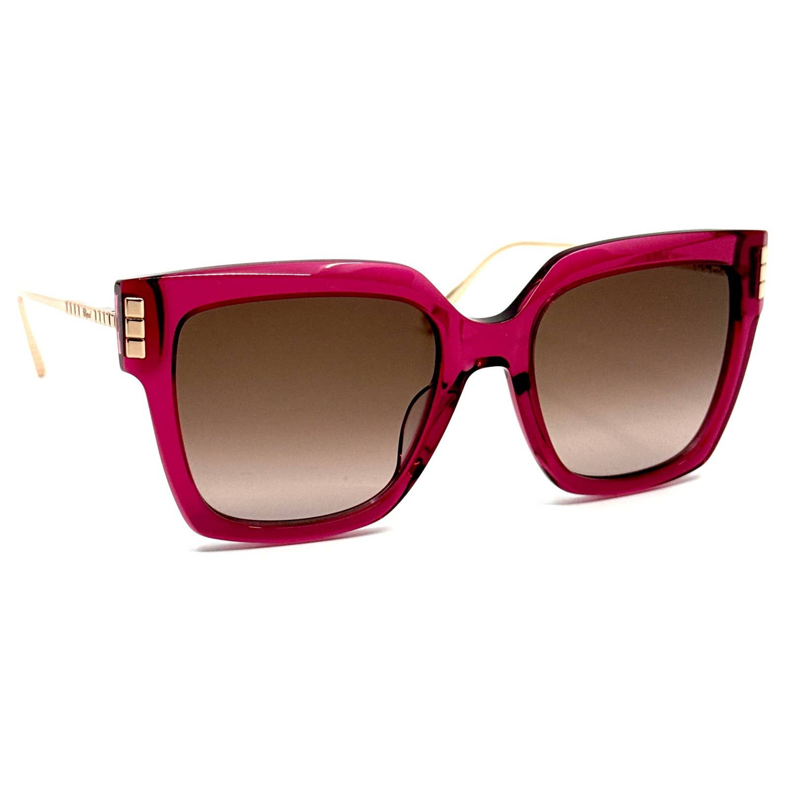 image of New!!! Chopard Ice Cube Sunglasses Sch353 04Gb, Authentic in Pink, Women's