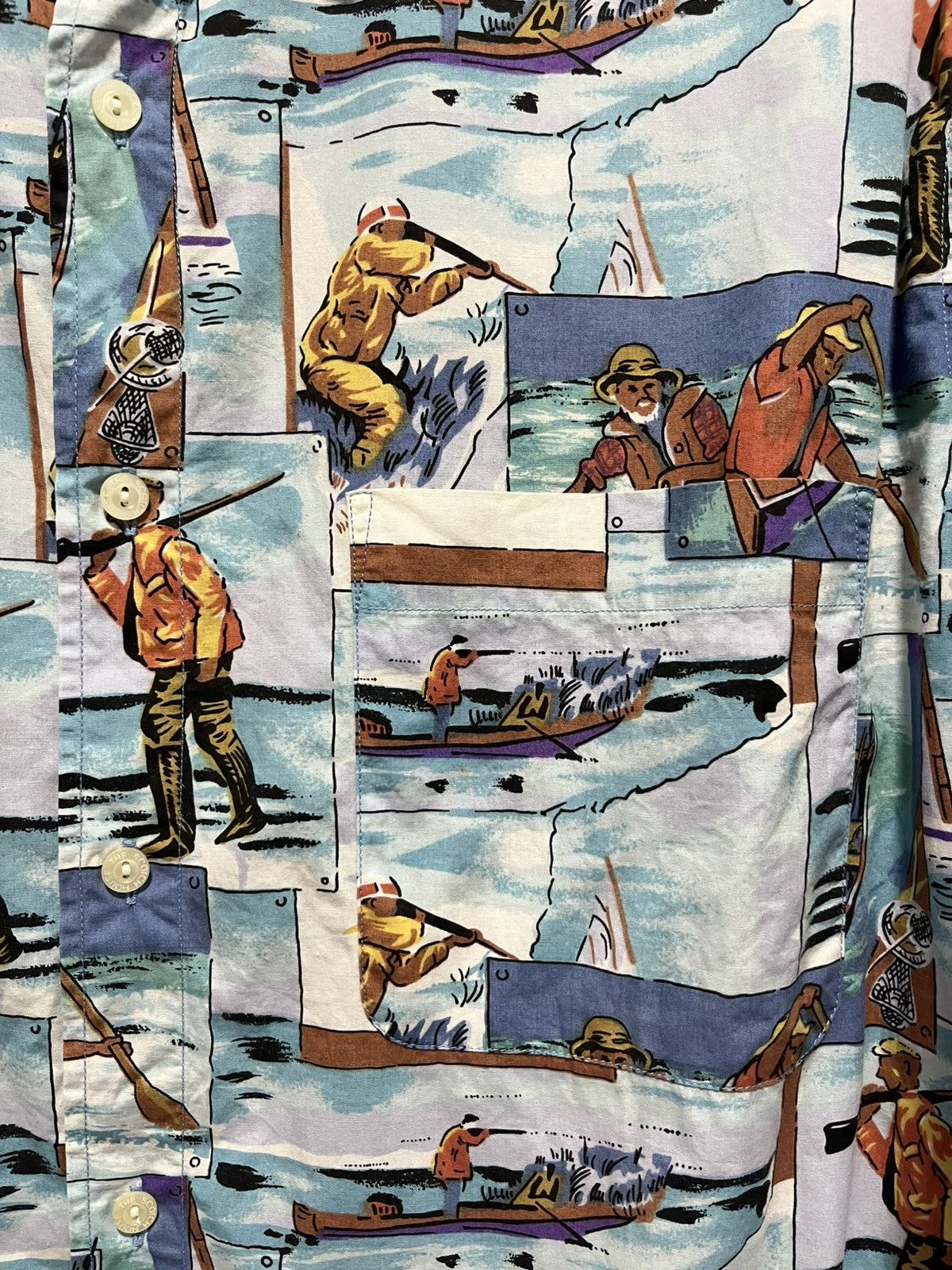 Vintage Vintage The Scotch House Full Print Outdoor Pattern Shirt Size US L / EU 52-54 / 3 - 3 Thumbnail