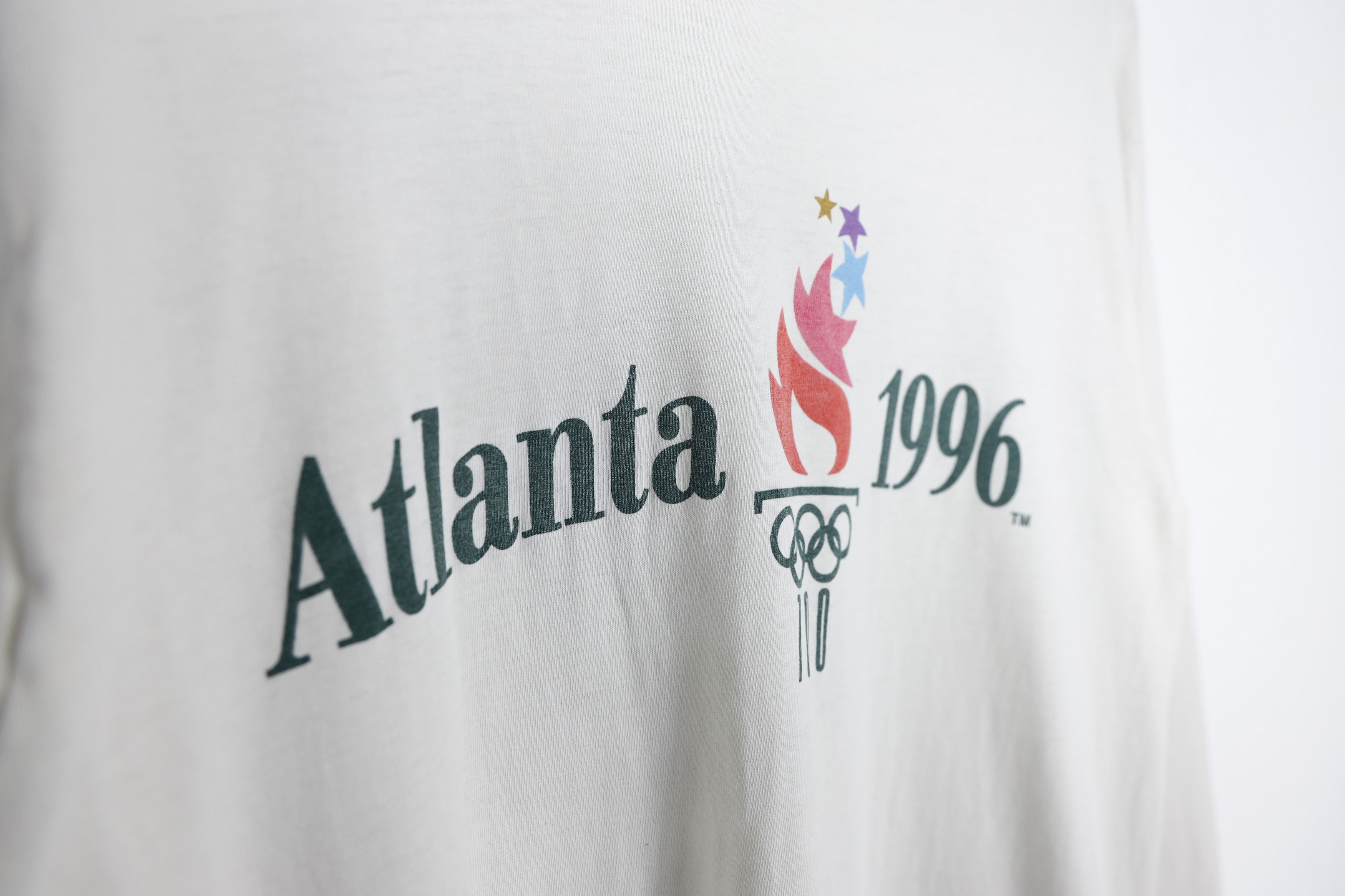 USA Olympics Vintage Atlanta USA 1996 Olympics Long Sleeve Tee Tshirt 90s Size US S / EU 44-46 / 1 - 4 Thumbnail