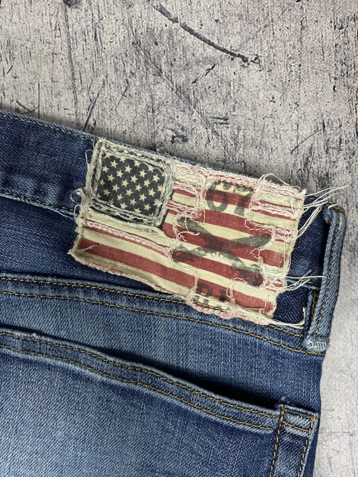 Polo Ralph Lauren × Vintage Vintage 00s Polo Ralph Lauren Distressed Denim Jeans Pants Size US 34 / EU 50 - 5 Thumbnail