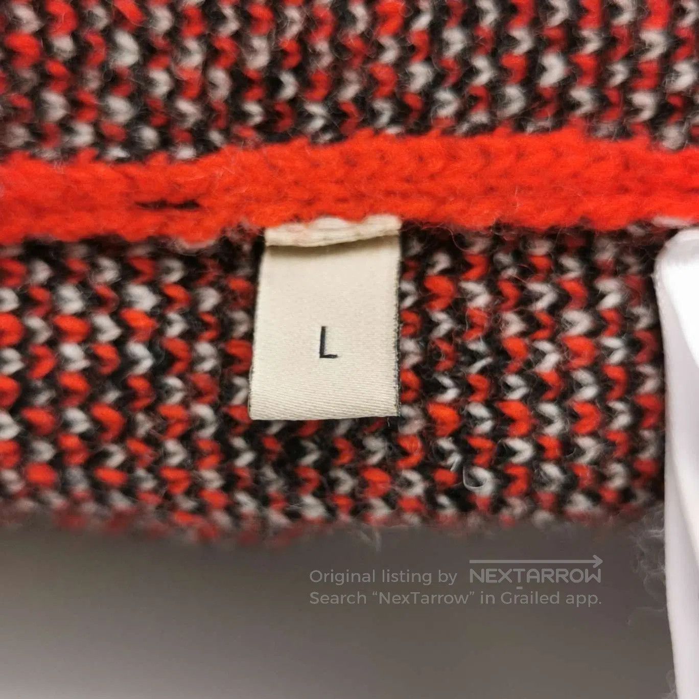 Gucci Gucci Red Wool Double G Skunk Print L Sweater. Size US L / EU 52-54 / 3 - 4 Thumbnail