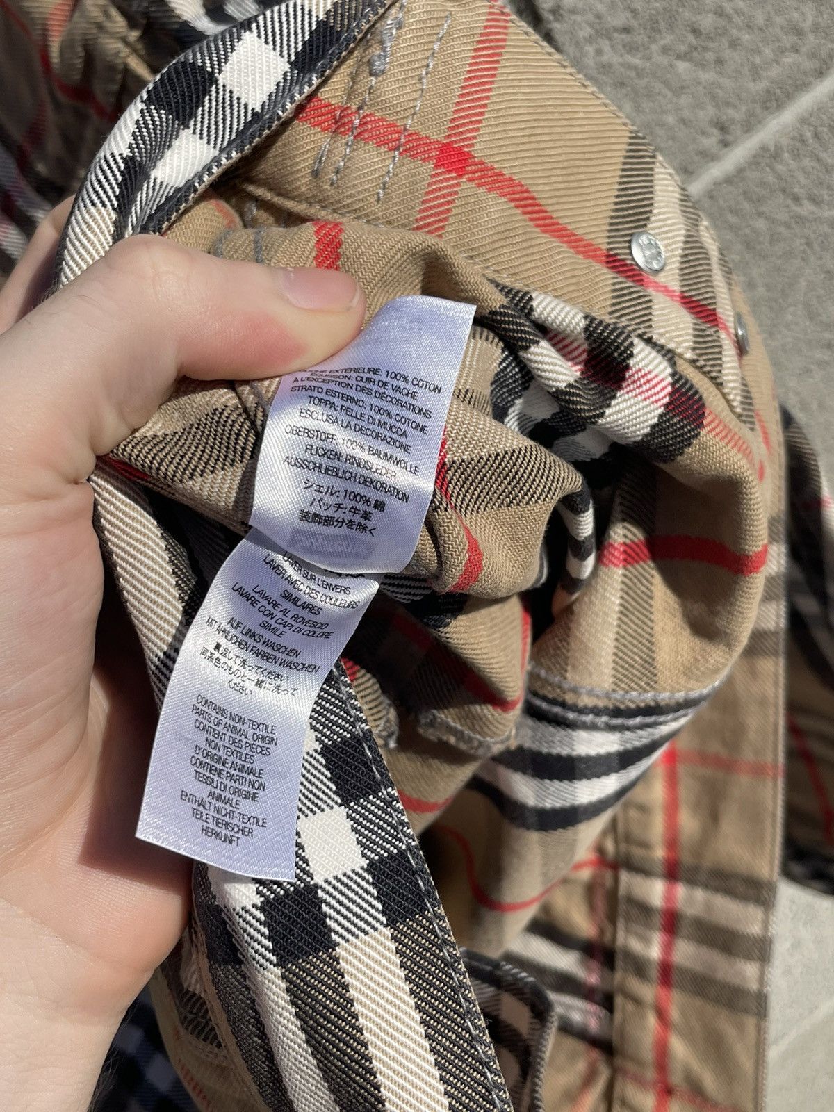 Burberry × Supreme Supreme Burberry Denim Trucker Jacket Burberry × Supreme Supreme Burberry Denim Trucker Jacket
