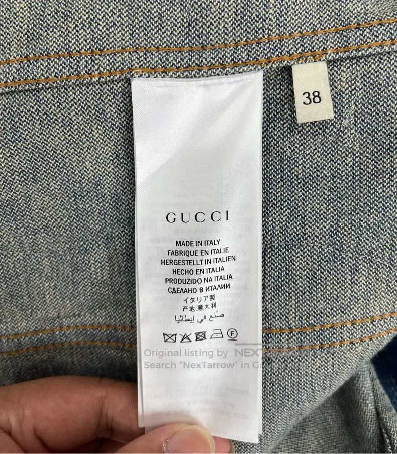 Gucci Gucci Blue floral animal embroidered denim jacket Size XS / US 0-2 / IT 36-38 - 4 Thumbnail