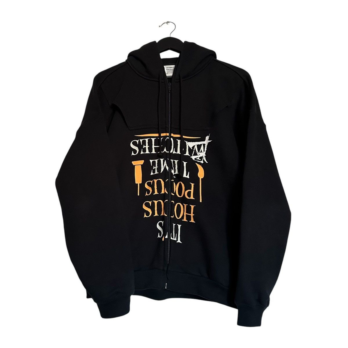 Vetements Vetements Runway Hocus Pocus Upside Down Zip Up