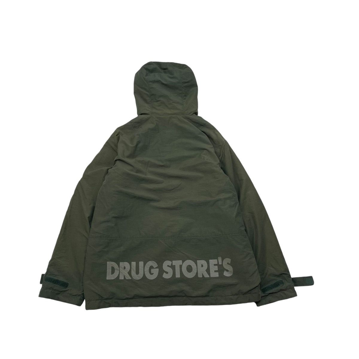 45rpm × Angel Blue × Japanese Brand 💥Drug Store Reversible Padded Parka Hoodie Jacket Size US M / EU 48-50 / 2 - 2 Thumbnail