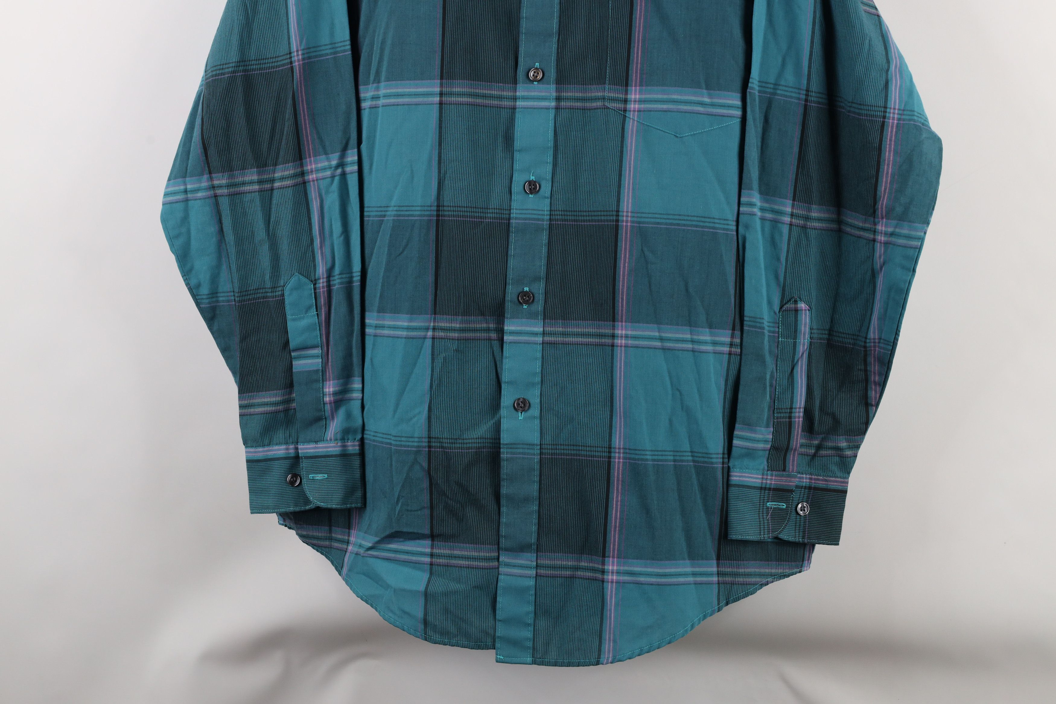 Vintage Vintage 90s Streetwear Collared Button Down Shirt Plaid Size US M / EU 48-50 / 2 - 3 Thumbnail