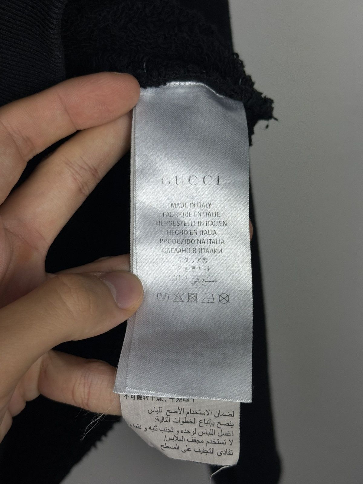 Gucci Gucci Vintage Logo Hoodie Black Size US S / EU 44-46 / 1 - 8 Thumbnail