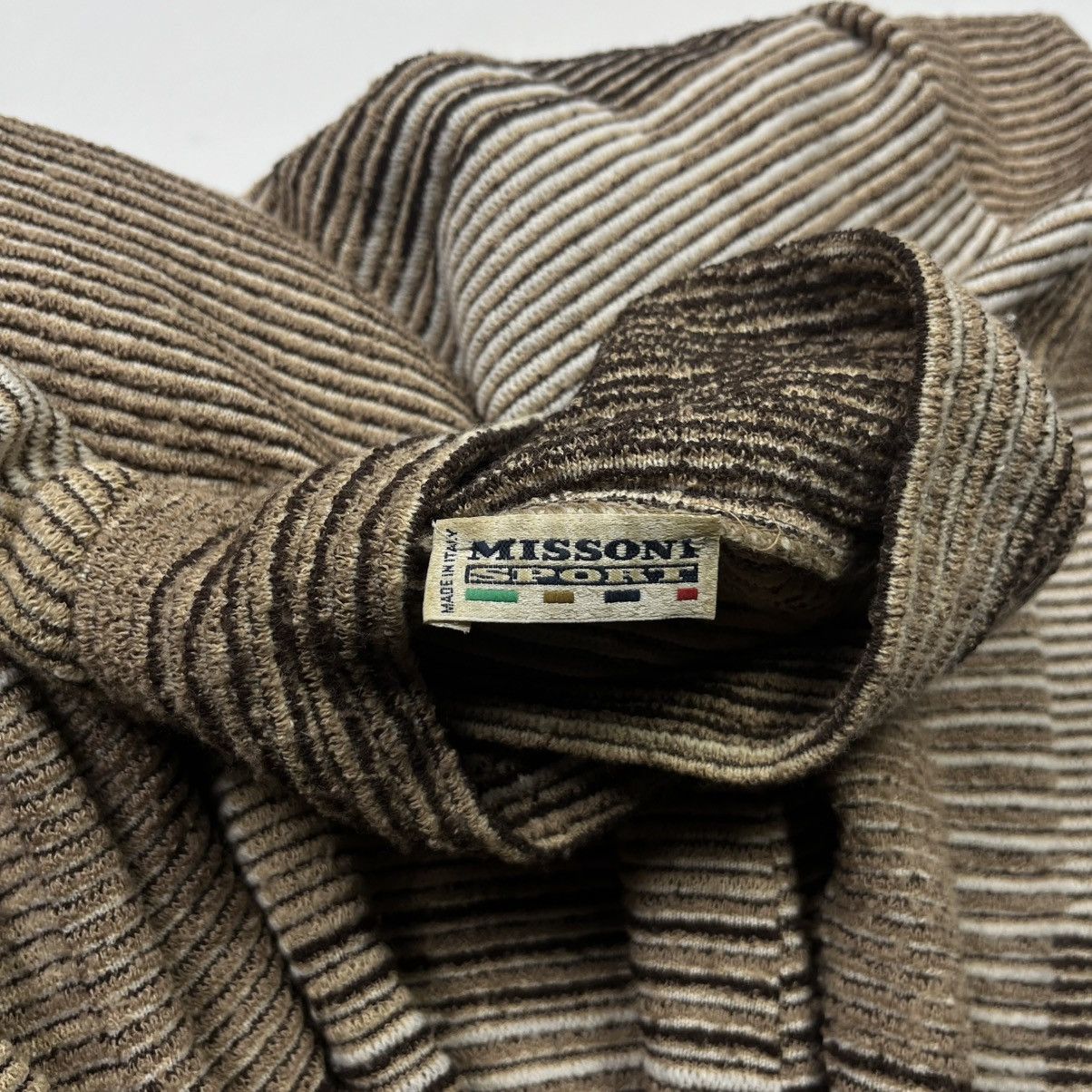 Missoni × Vintage Missoni Sport Vintage Wool Abstract Knitted Sweater Size L / US 10 / IT 46 - 5 Thumbnail