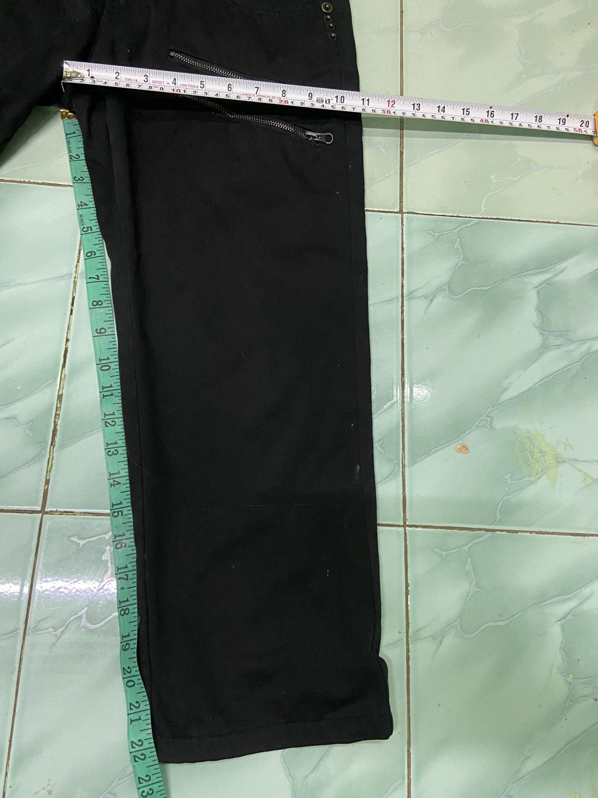 Beauty Beast 🔥 Explosion Black double waist 3 quarter pants kmrii Size US 30 / EU 46 - 8 Thumbnail