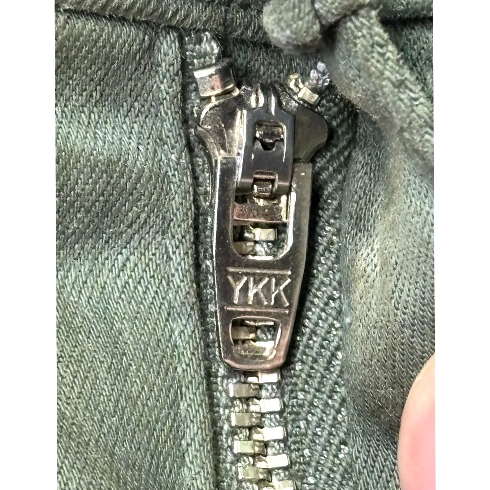 L'AGENCE VINTAGE L'AGENCE Margot High Rise Skinny Jeans Beetle Coated Olive Green Size 26X26 Size 26" / US 2 / IT 38 - 3 Thumbnail